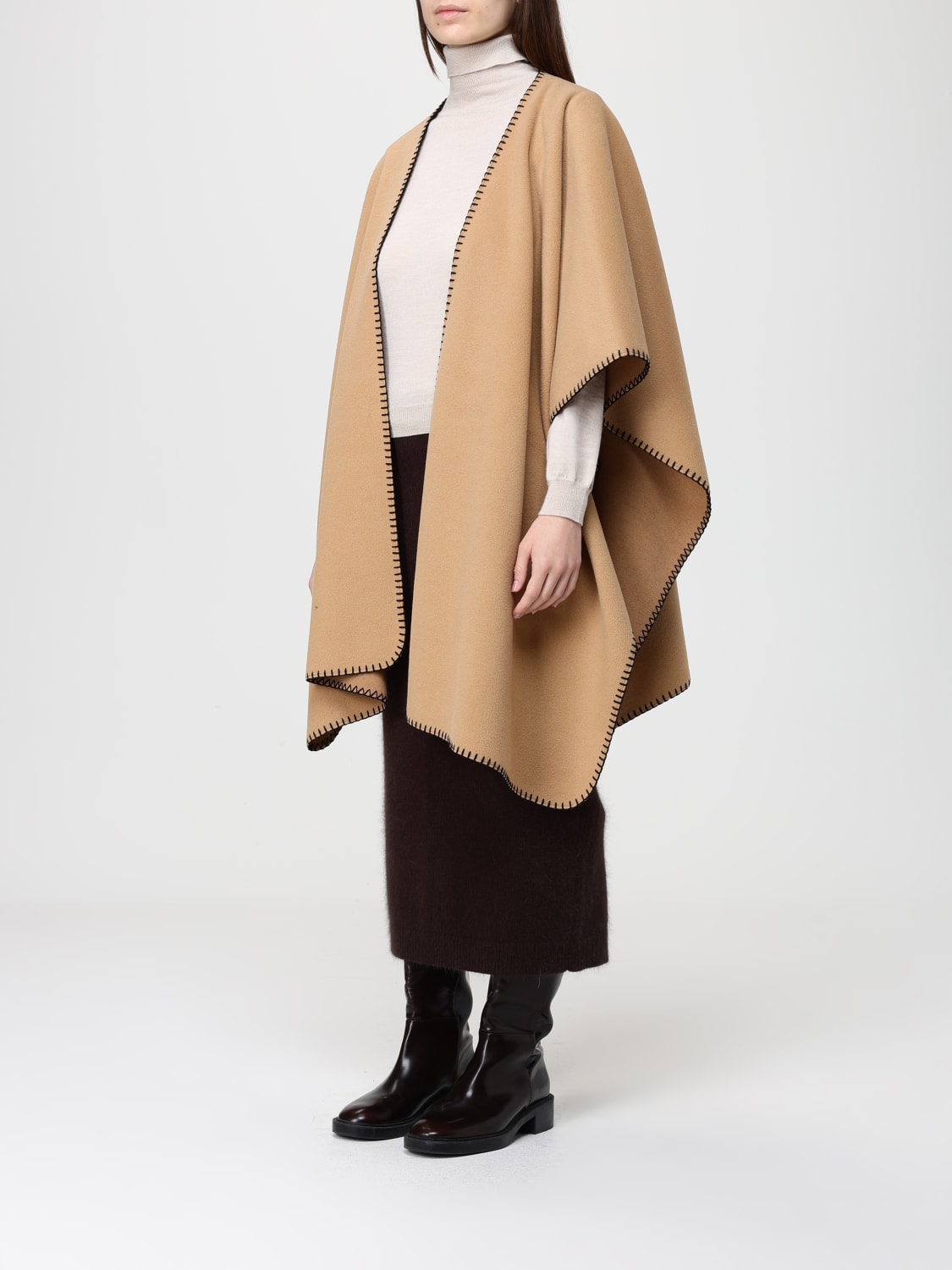 TWINSET MANTEAU: Cape femme Twinset, Naturel - Img 3
