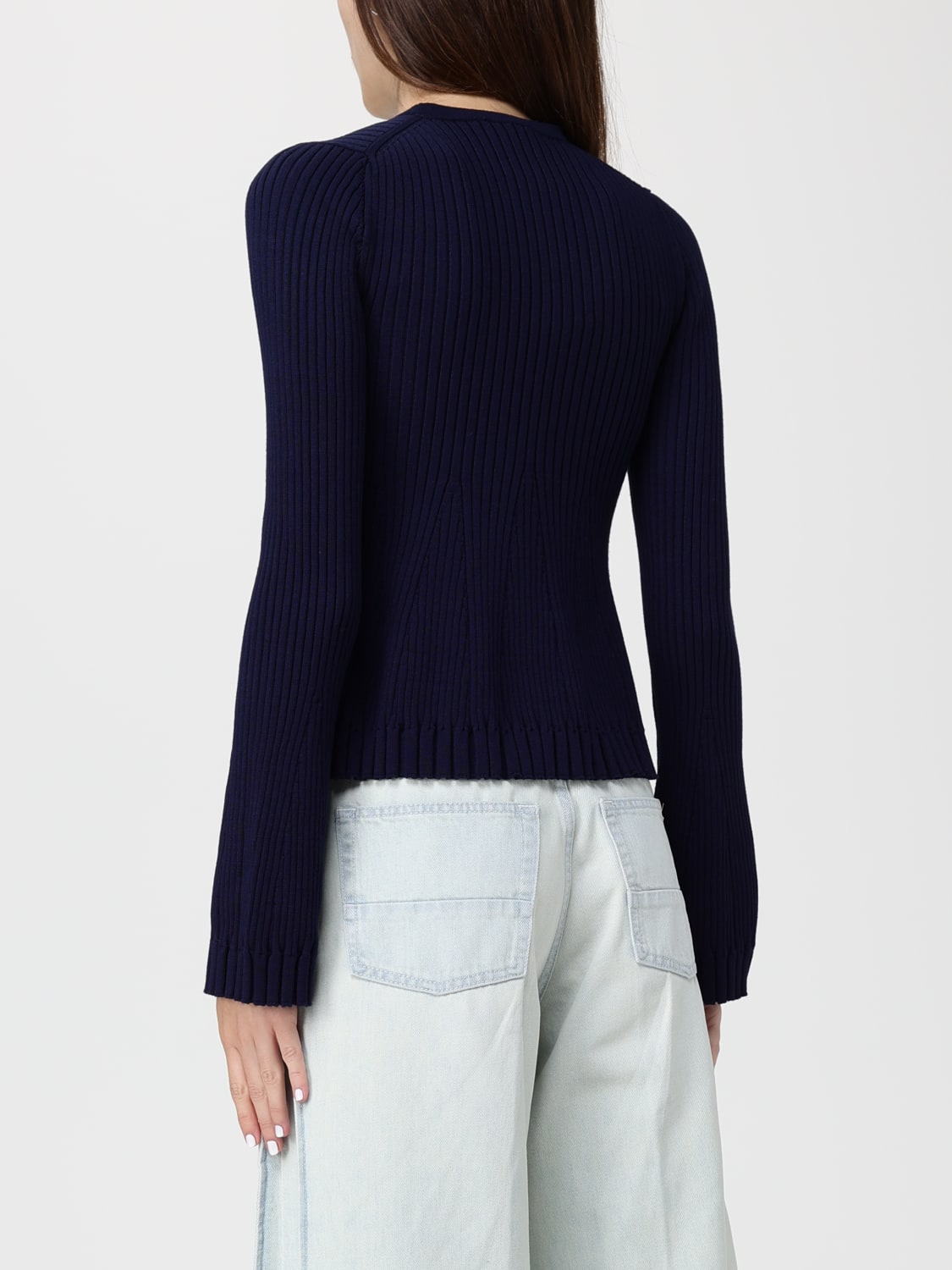 SEMICOUTURE PULLOVER: Pullover damen Semicouture, Blau - Img 2