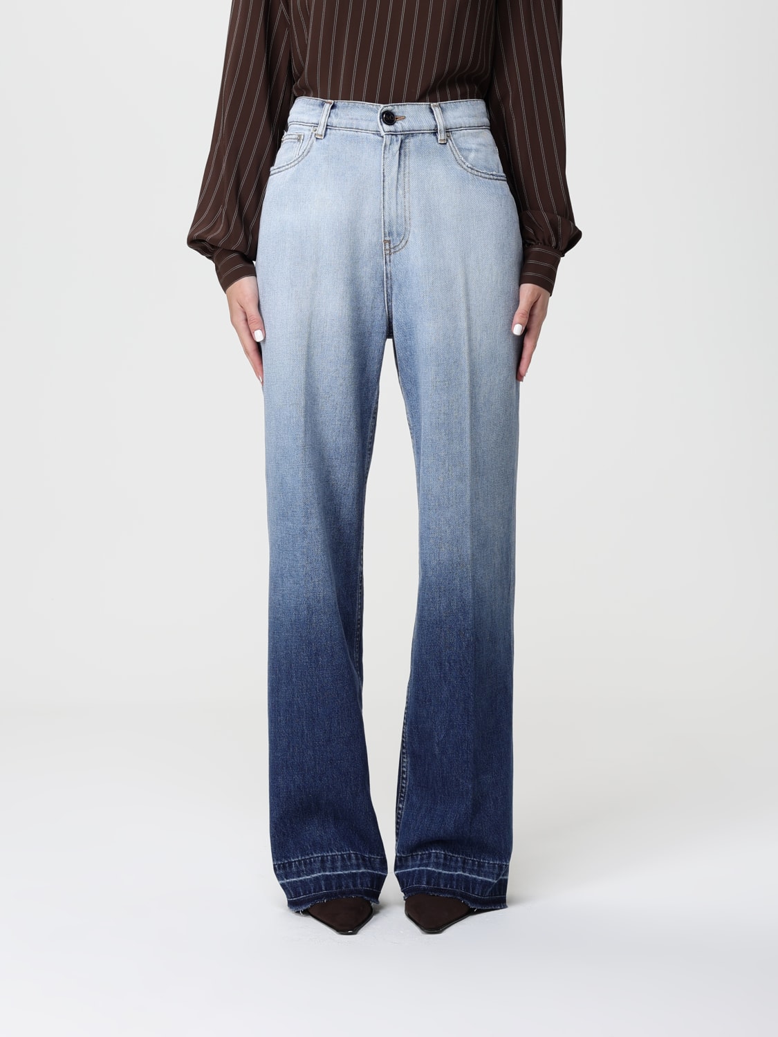 SEMICOUTURE VAQUEROS: Pantalón mujer Semicouture, Blanco - Img 1