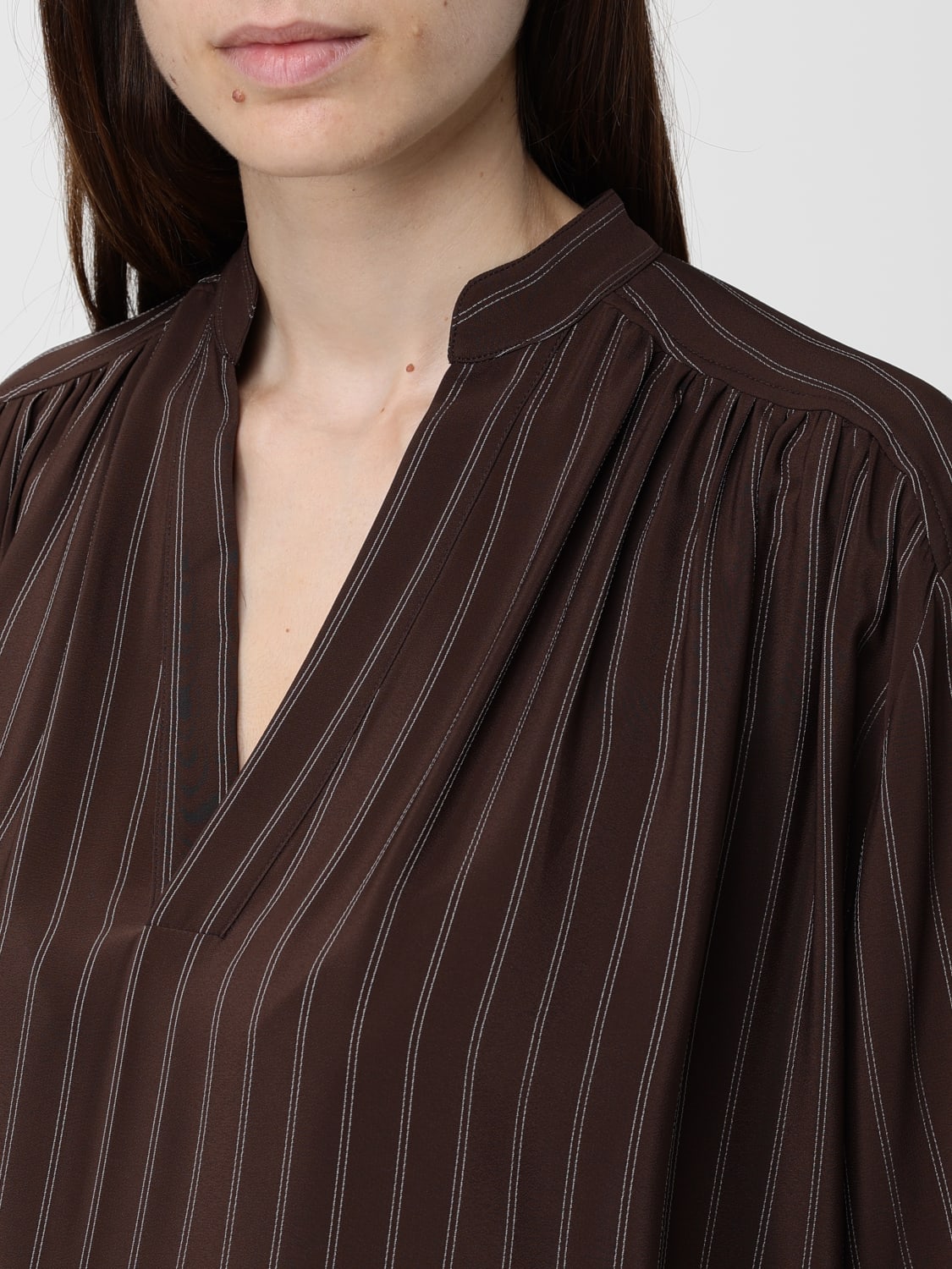 SEMICOUTURE TOP: Top femme Semicouture, Marron - Img 3