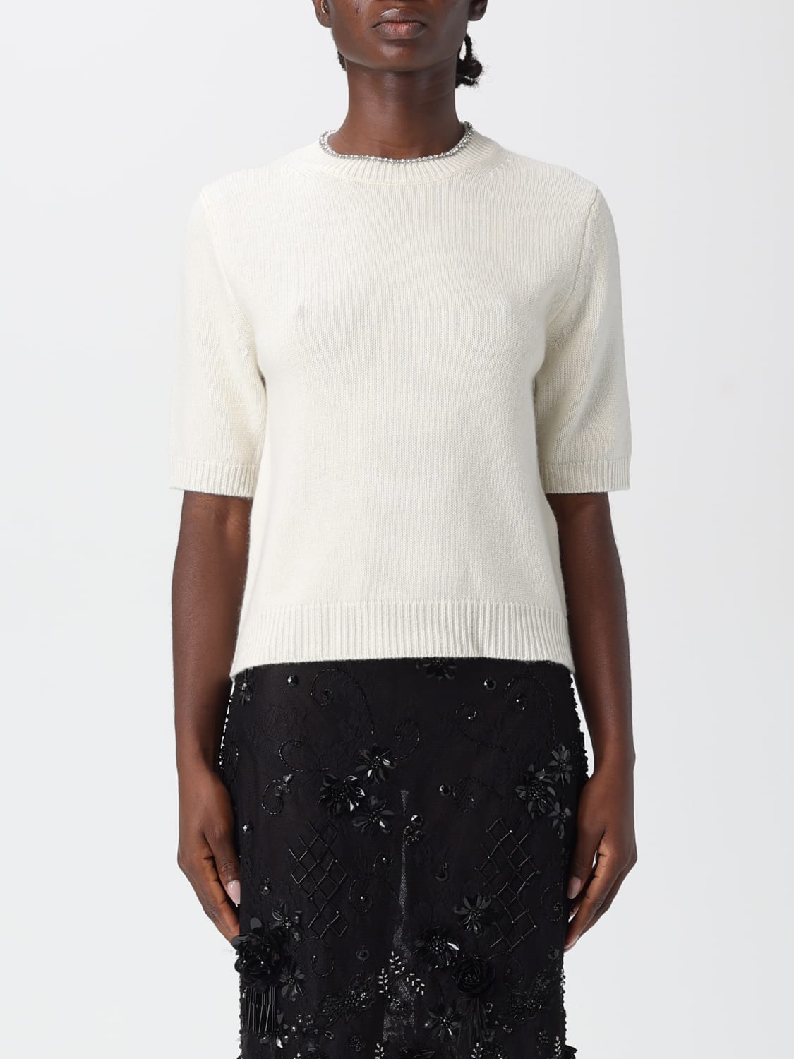 SEMICOUTURE PULL: Pull femme Semicouture, Blanc - Img 1