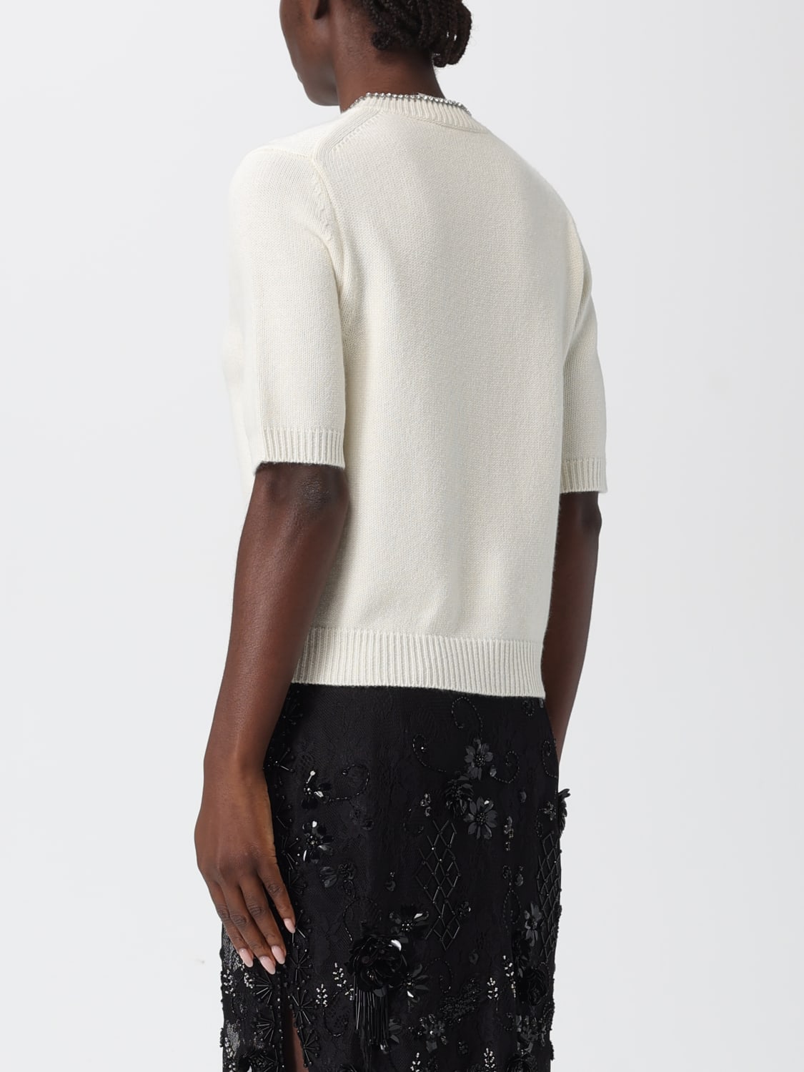 SEMICOUTURE PULL: Pull femme Semicouture, Blanc - Img 2