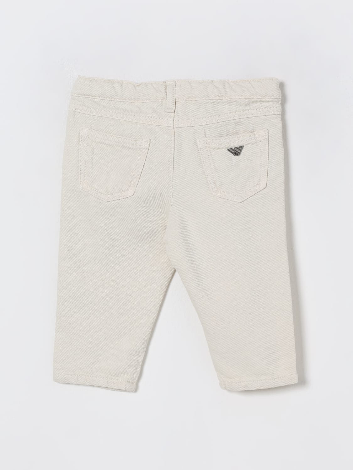 EMPORIO ARMANI PANTS: Pants kids Emporio Armani, Beige - Img 2