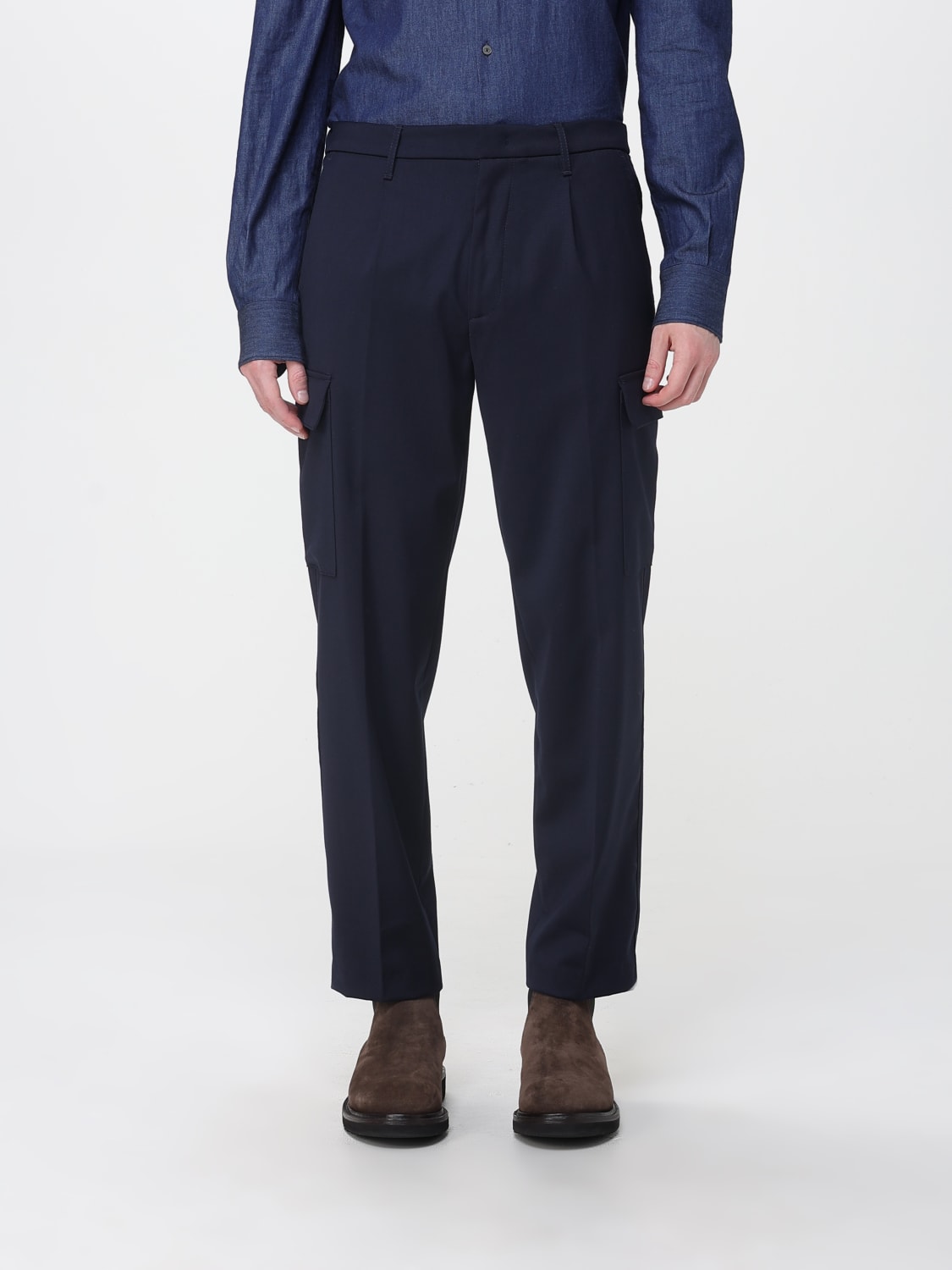 DONDUP HOSE: Hose herren Dondup, Blau - Img 1