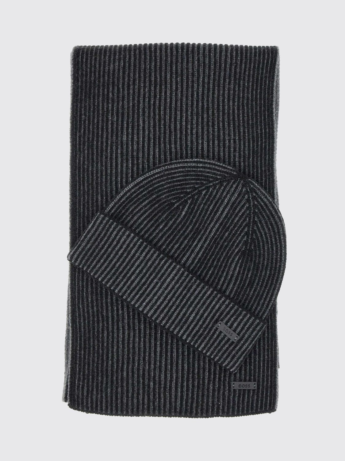 BOSS SCARF: Scarf men Boss, Black - Img 1