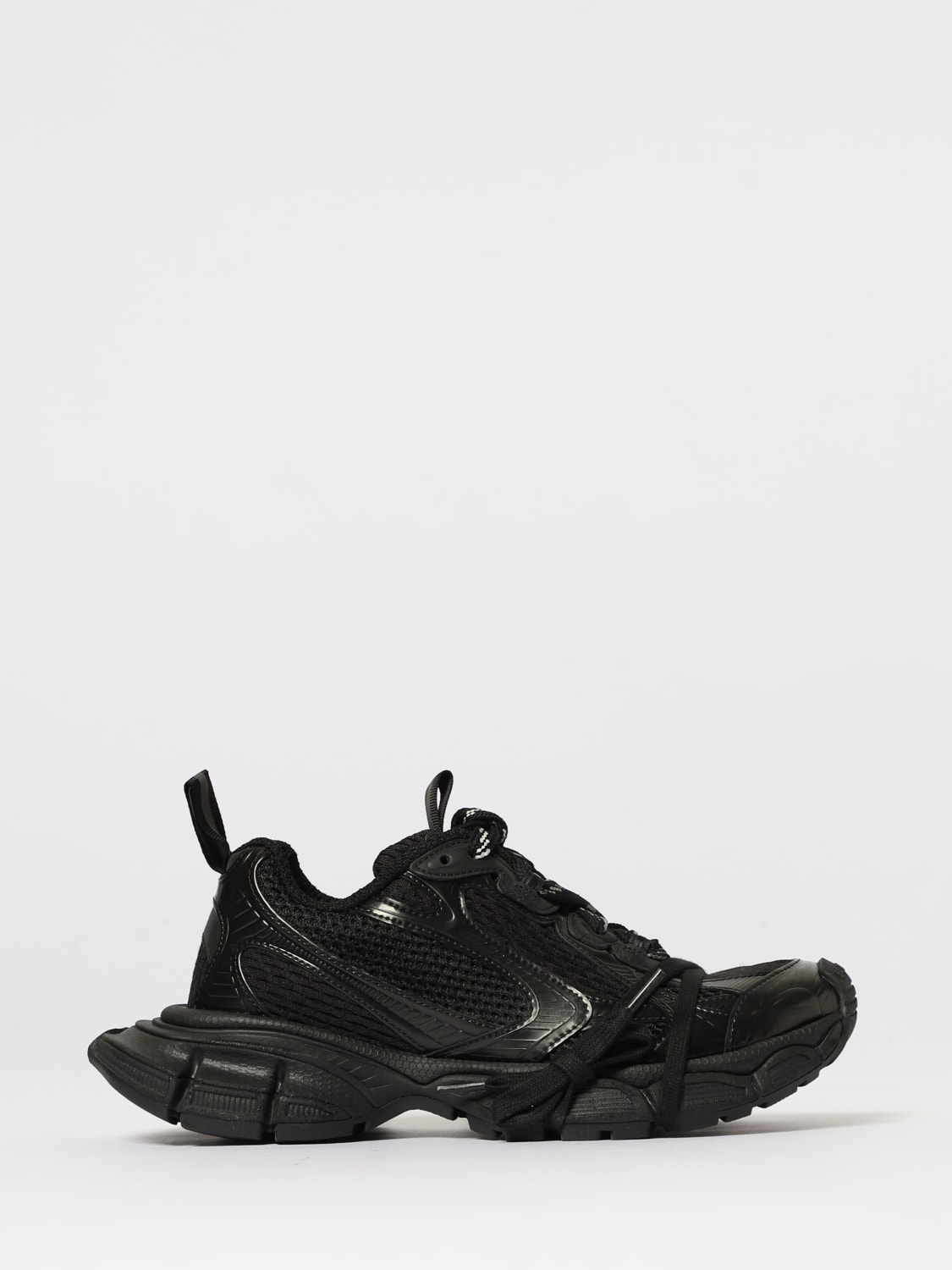 BALENCIAGA SNEAKERS: Sneakers 3XL Balenciaga in mesh e pelle sintetica , Nero - Img 1