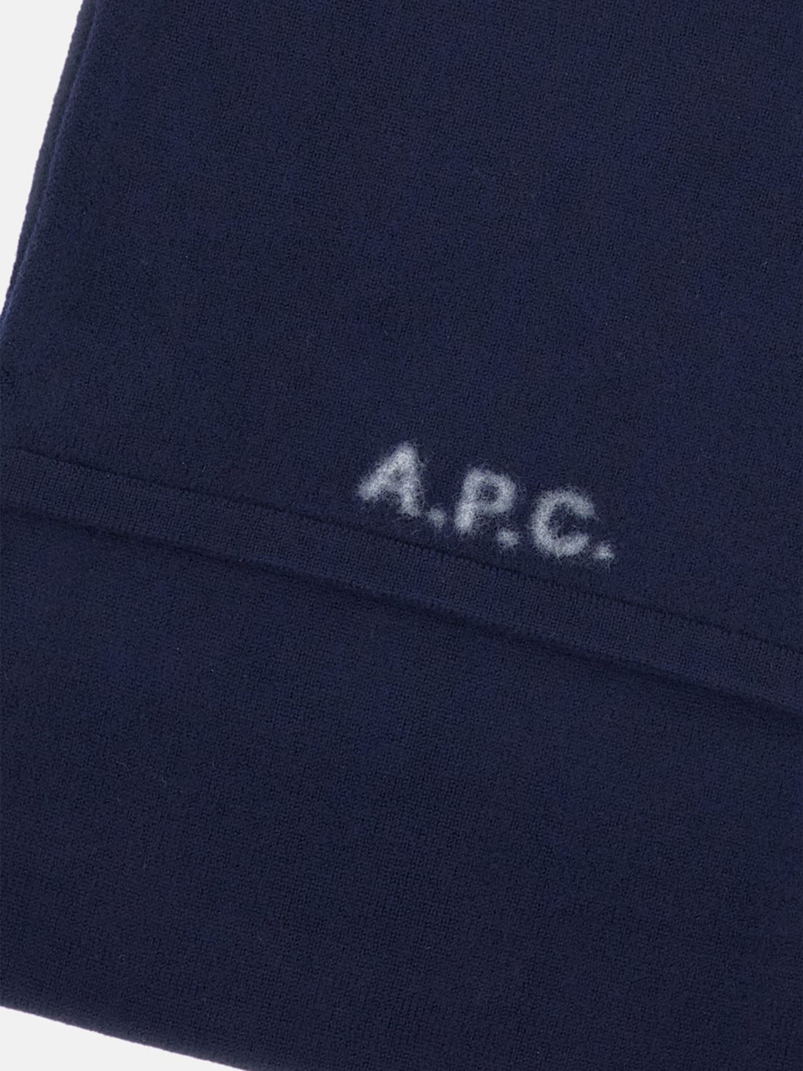 A.P.C. SCIARPA: Sciarpa A.P.C. in lana , Blue - Img 2