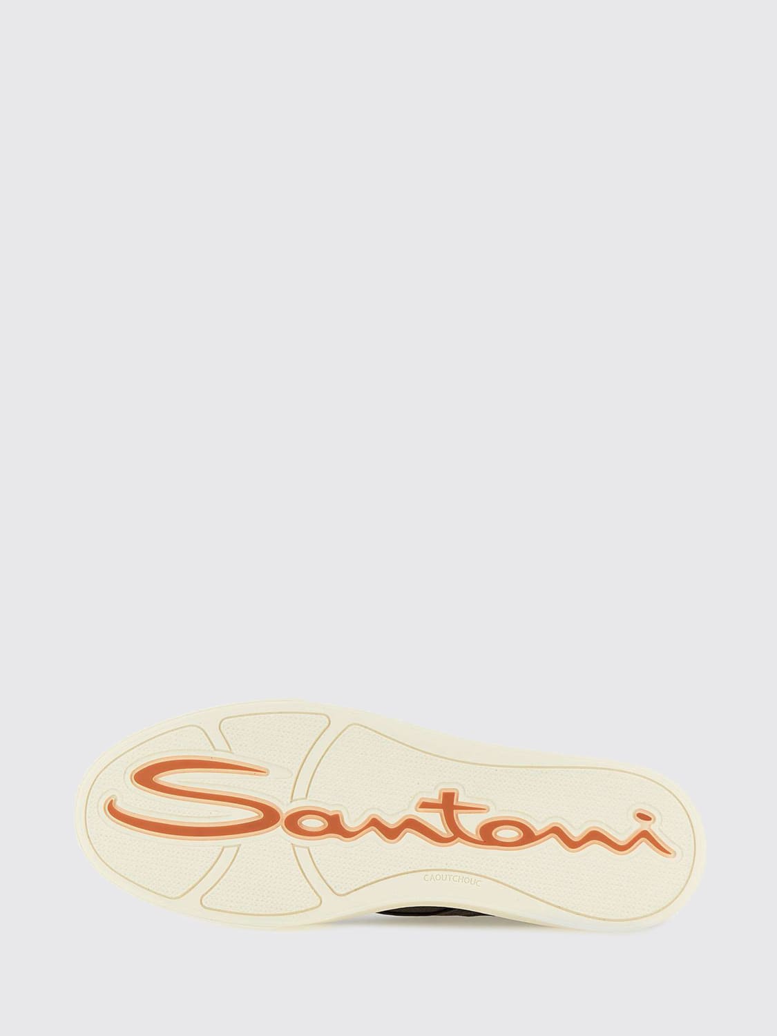 SANTONI SNEAKERS: Sneakers men Santoni, Brown - Img 4
