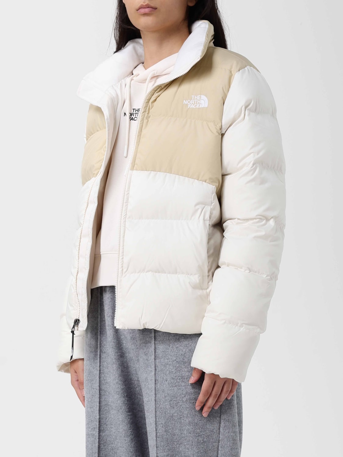 THE NORTH FACE JACKET: Coat woman The North Face, Beige - Img 3