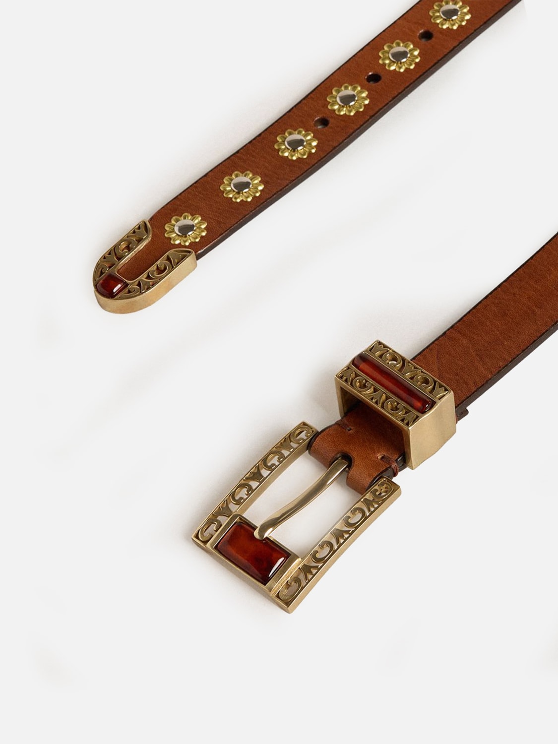 GOLDEN GOOSE CINTURÓN: Cinturón mujer Golden Goose, Marrón - Img 2