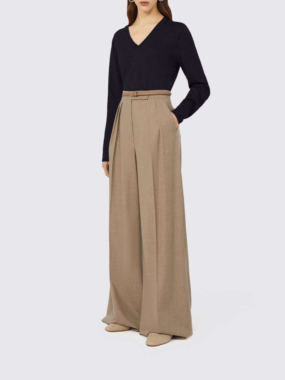 MAX MARA PULLOVER: Top damen Max Mara, Schwarz - Img 2