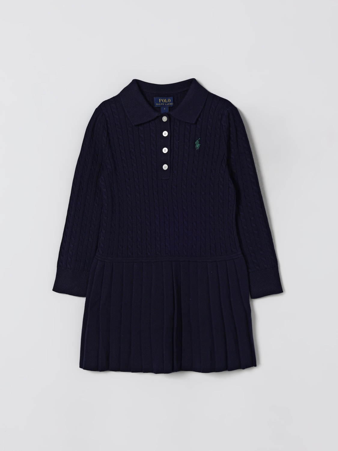 POLO RALPH LAUREN KLEID: Kleid kinder Polo Ralph Lauren, Blau - Img 1