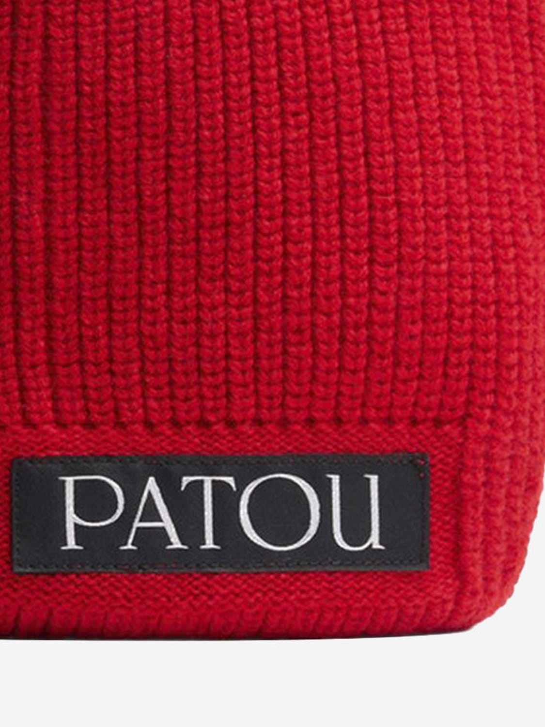 PATOU CAPPELLO: Cappello Patou in lana a coste , Rosso - Img 3