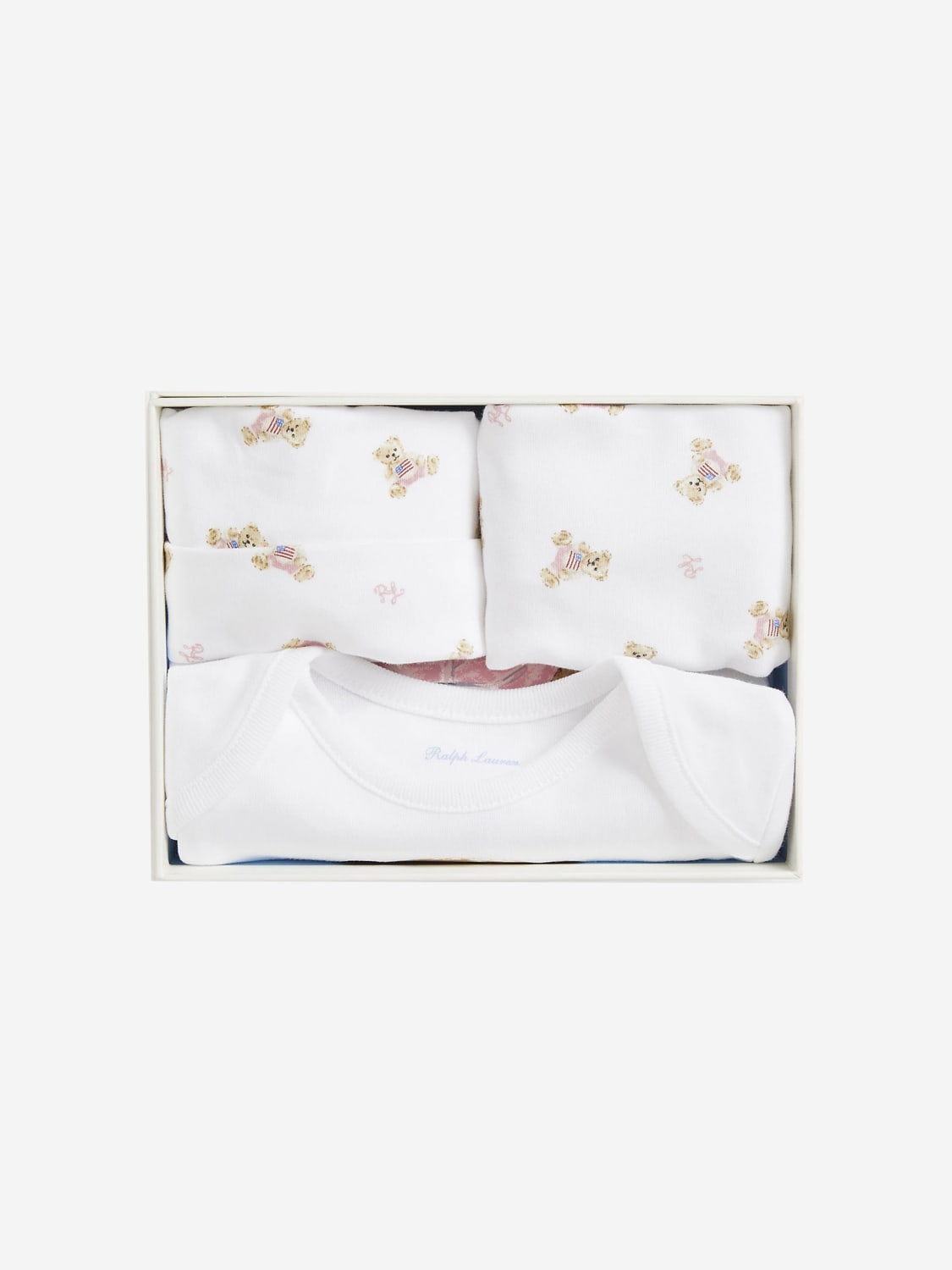 POLO RALPH LAUREN MONO: Mamelucos niños Polo Ralph Lauren, Blanco - Img 3