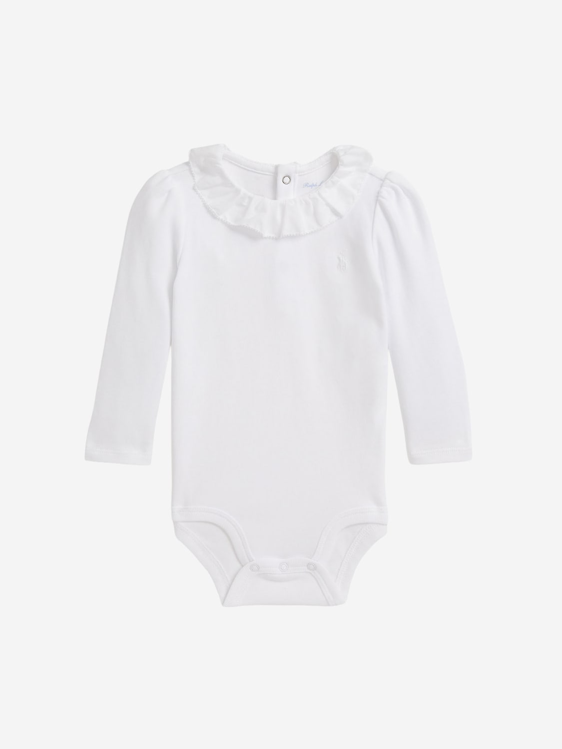 POLO RALPH LAUREN BODYSUIT: Sweater kids Polo Ralph Lauren, White - Img 1