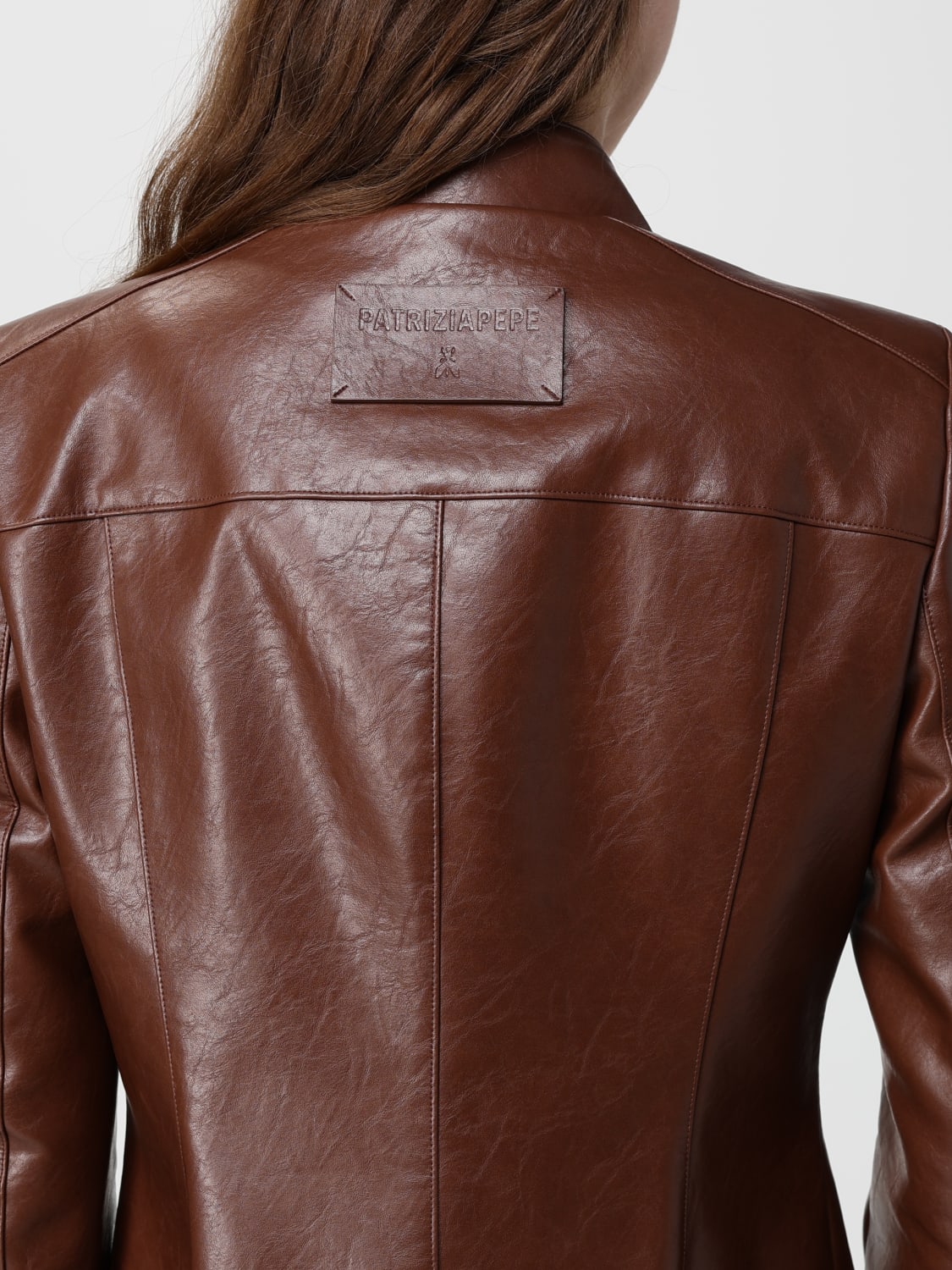 PATRIZIA PEPE ジャケット: ジャケット レディース Patrizia Pepe, ブラウン - Img 4