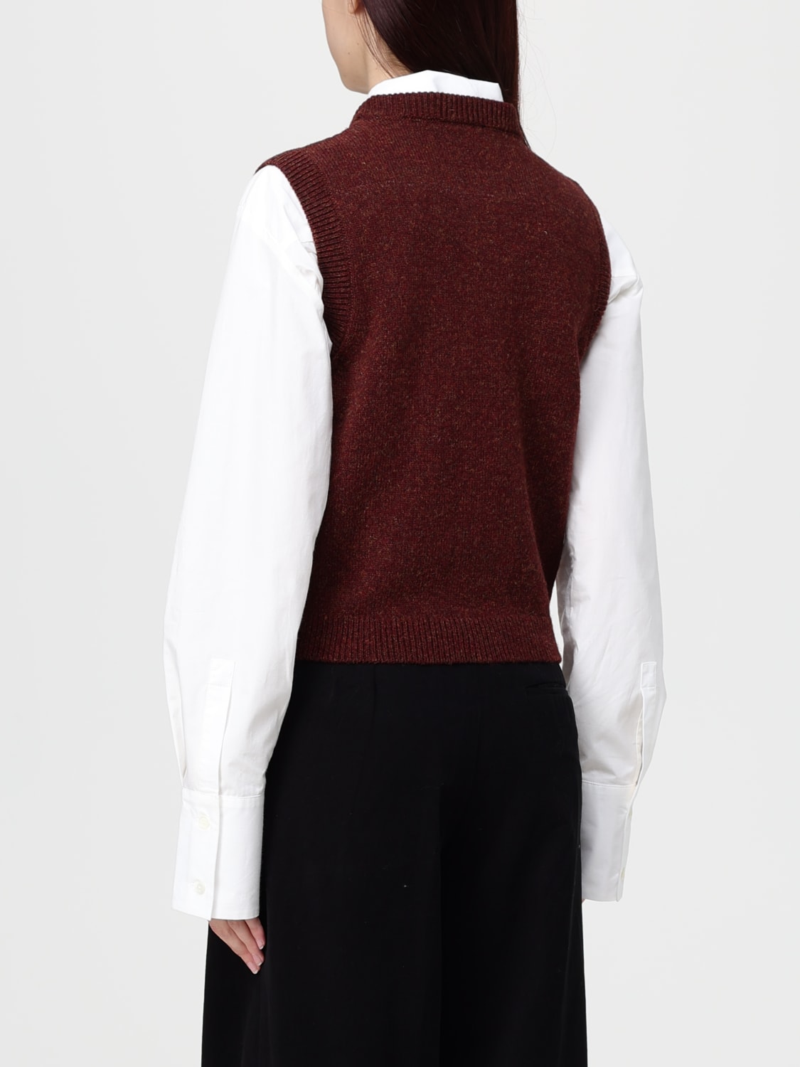 A.P.C. GILET: Pull femme A.P.C., Bordeaux - Img 2