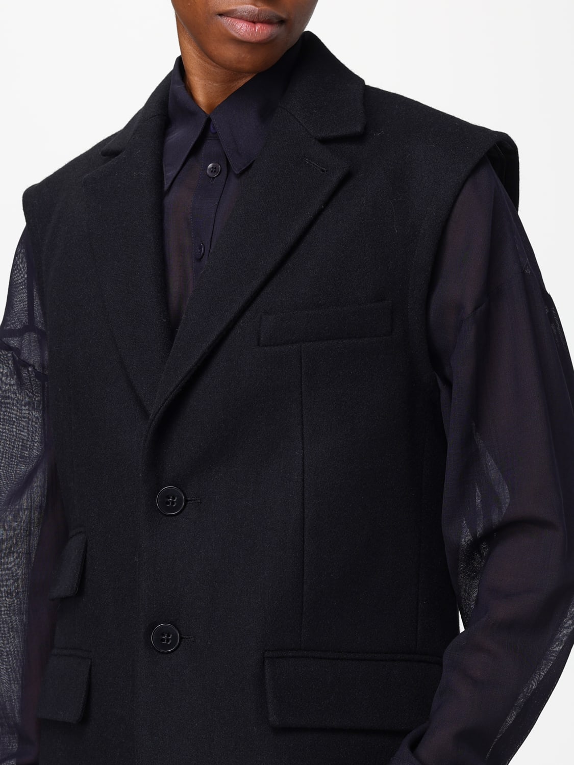 TIBI VESTE: Blazer femme Tibi, Noir - Img 5