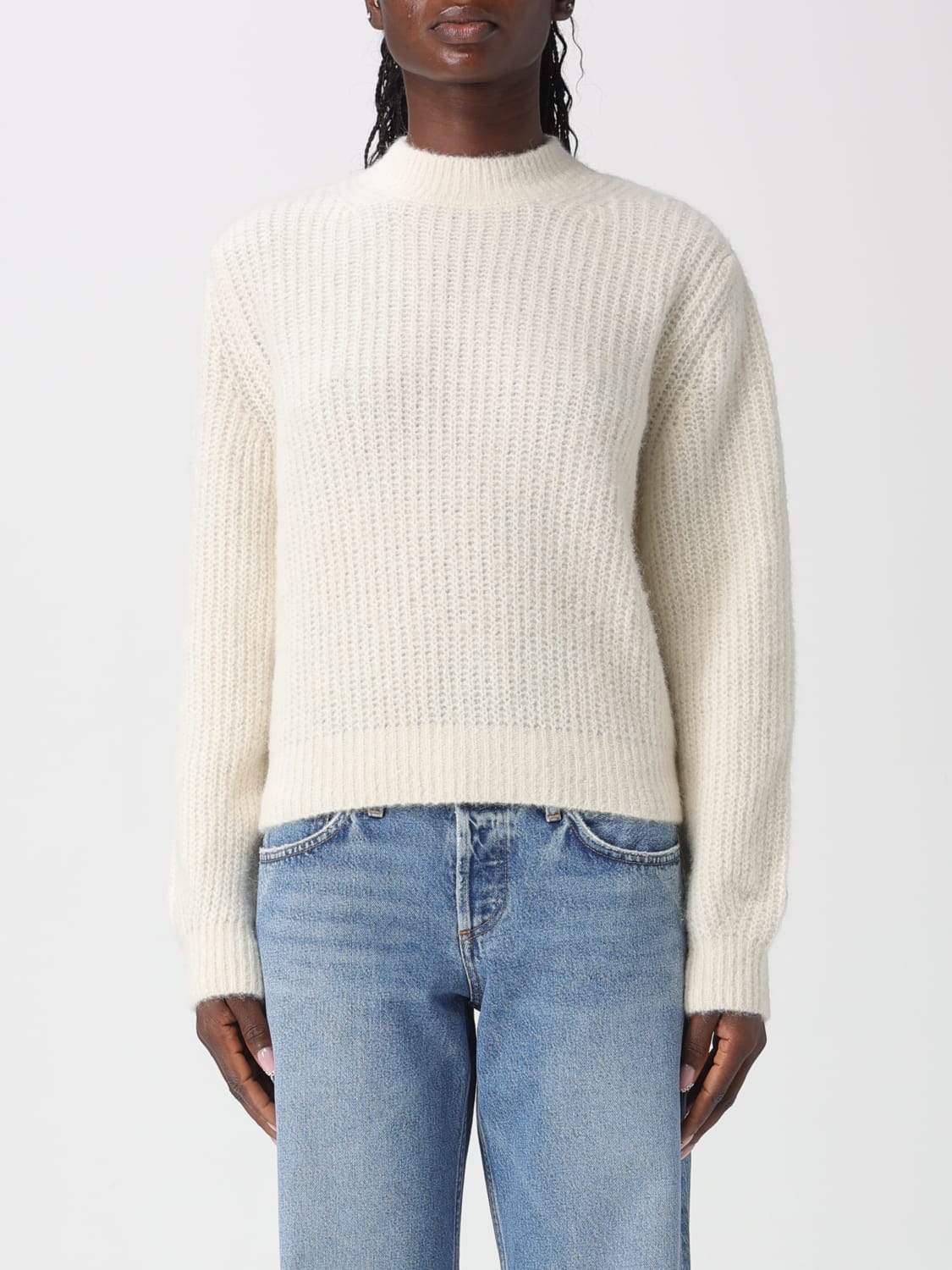 A.P.C. SWEATER: Sweater woman A.P.C., White - Img 1