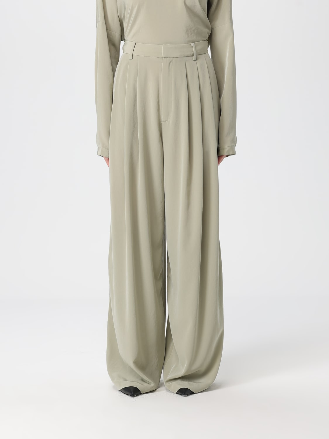 TIBI HOSE: Hose damen Tibi, Mud - Img 1