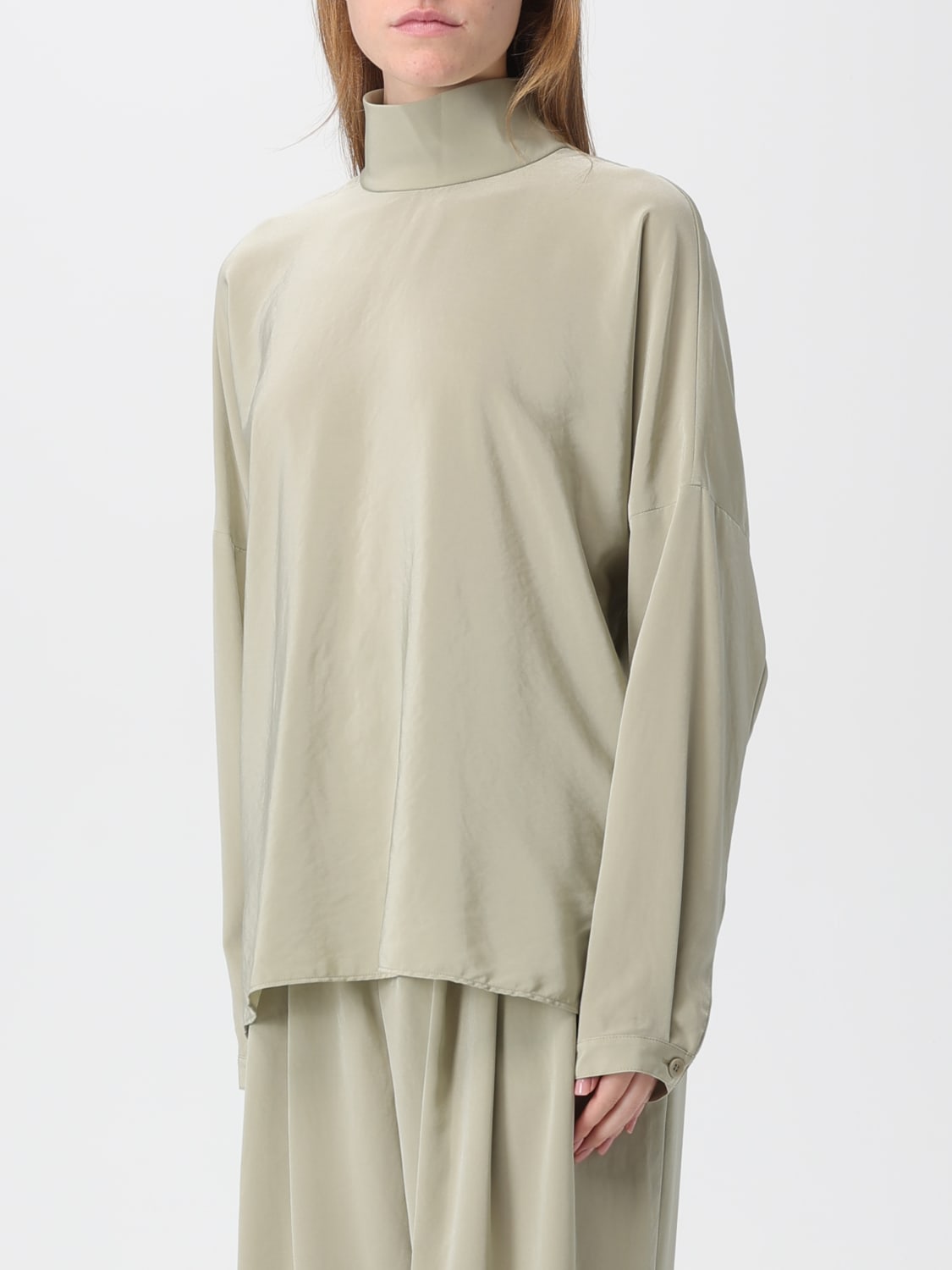TIBI TOP: Pullover damen Tibi, Mud - Img 4