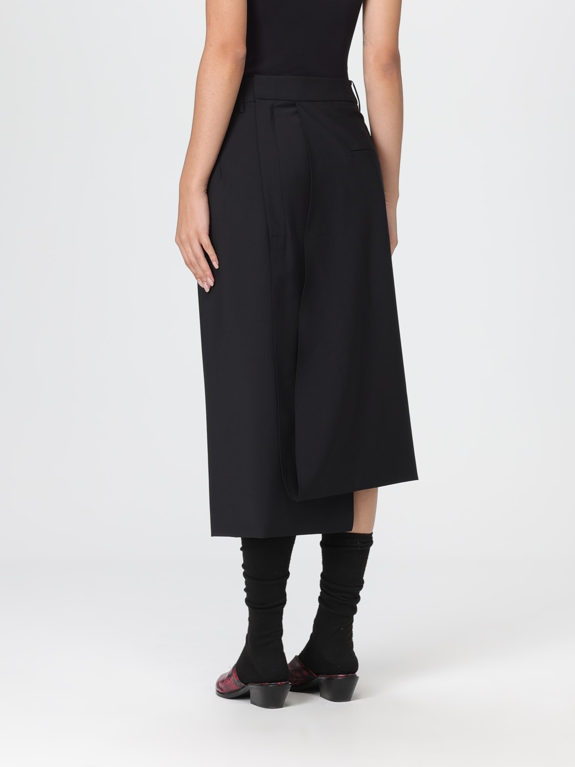 TIBI JUPE: Jupe femme Tibi, Noir - Img 3