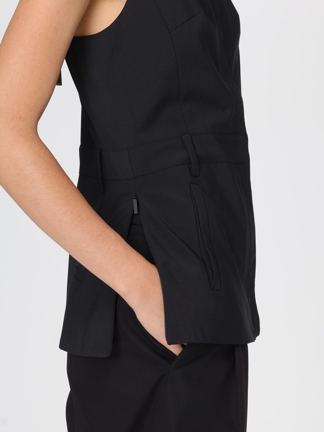 TIBI TOP: Top mujer Tibi, Negro - Img 5