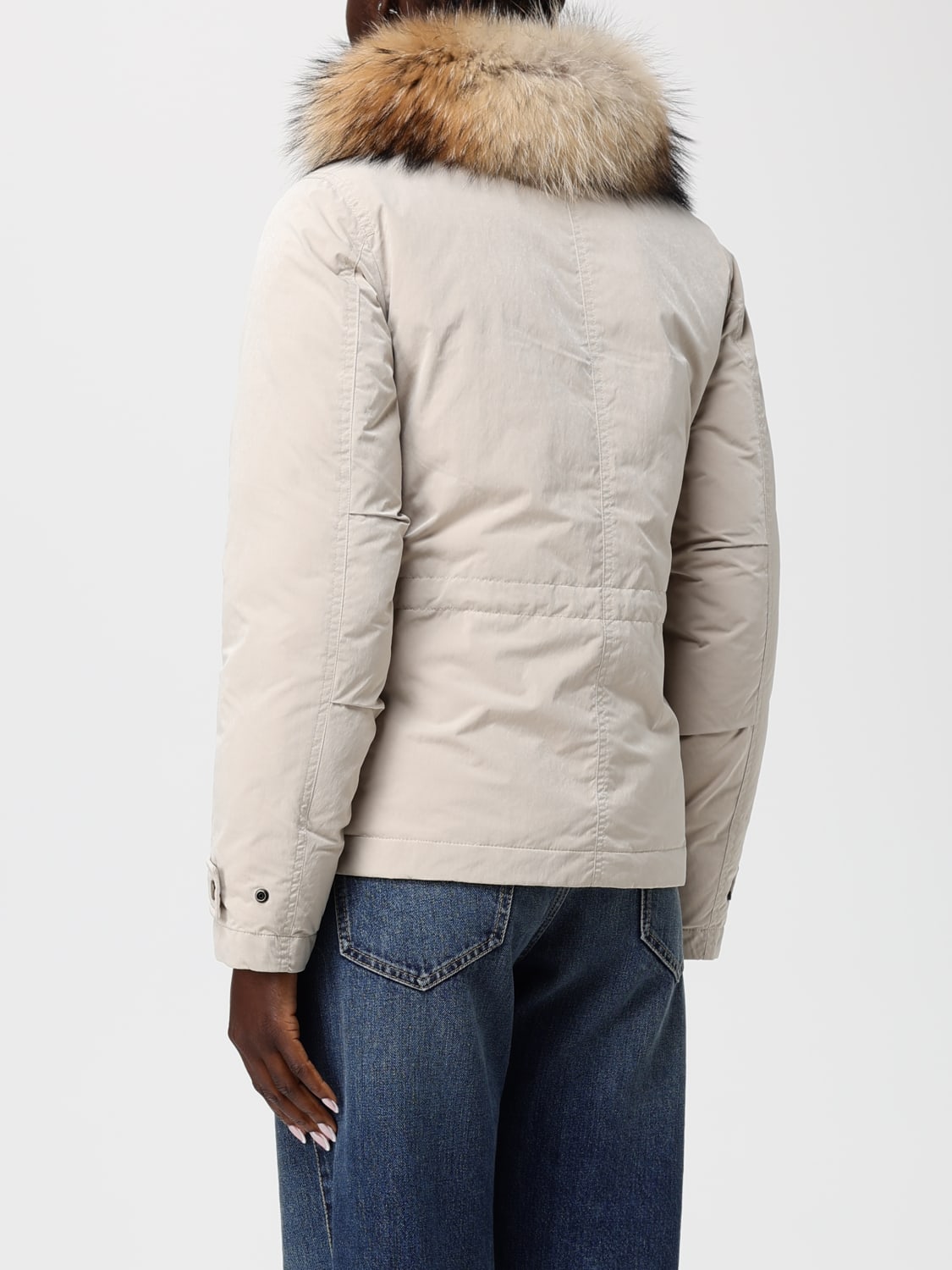 WOOLRICH COAT: Jacket woman Woolrich, Brown - Img 2