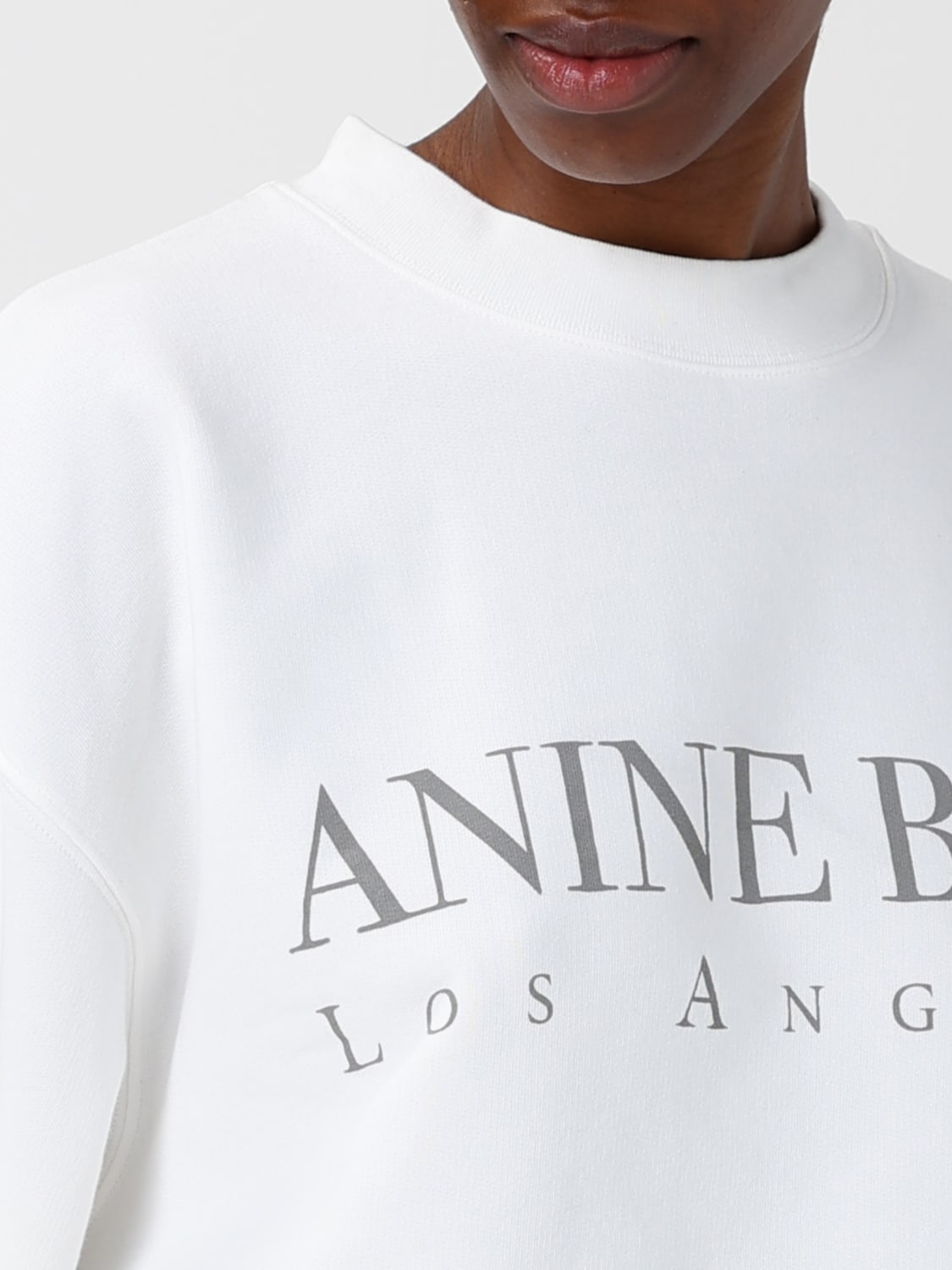 ANINE BING SWEATSHIRT: Sweatshirt woman Anine Bing, Ivory - Img 4