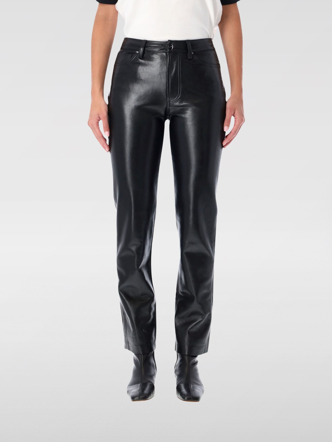 ANINE BING 裤子: 裤子 女士 Anine Bing, 黑色 - Img 1