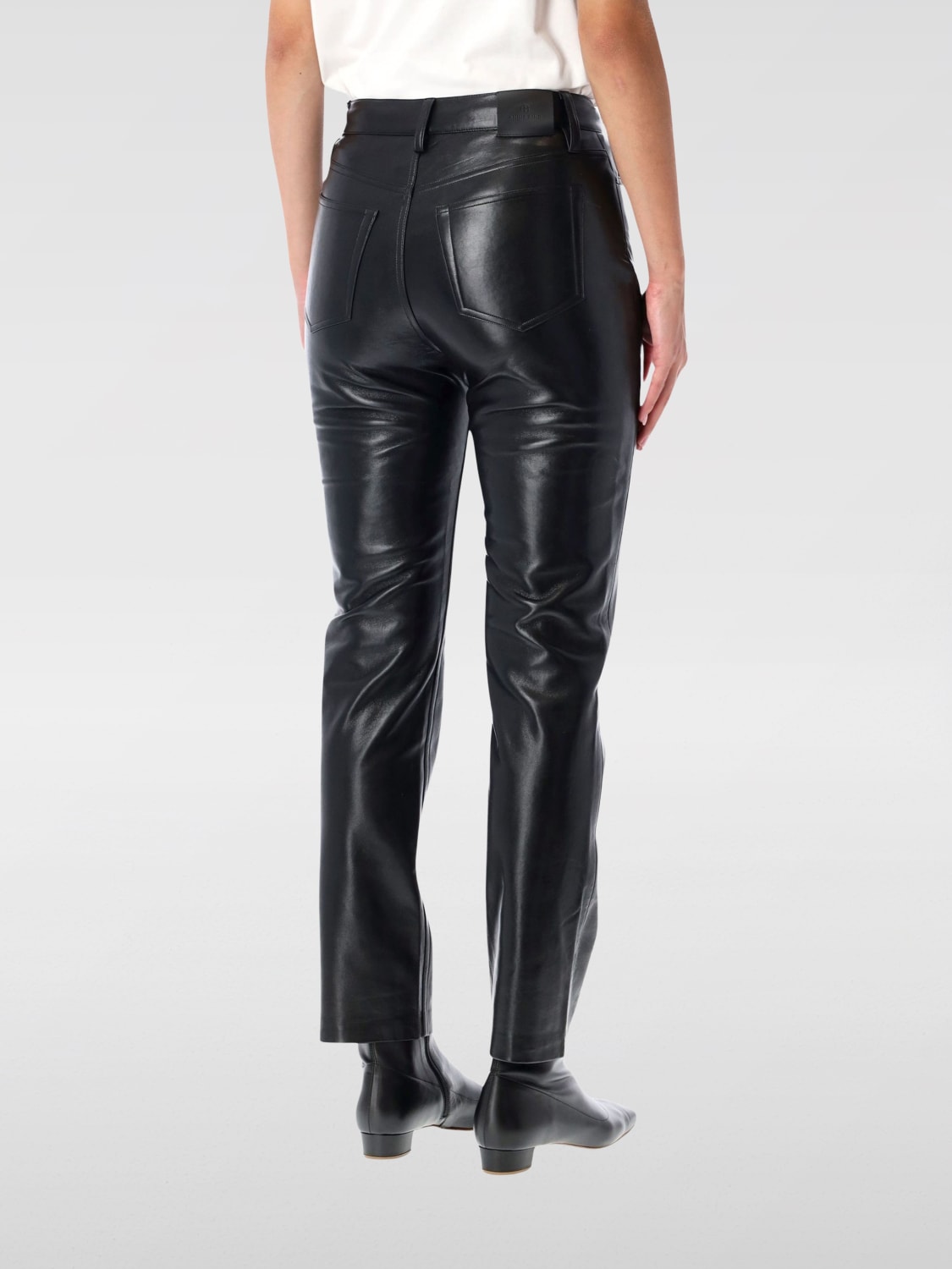 ANINE BING 裤子: 裤子 女士 Anine Bing, 黑色 - Img 2