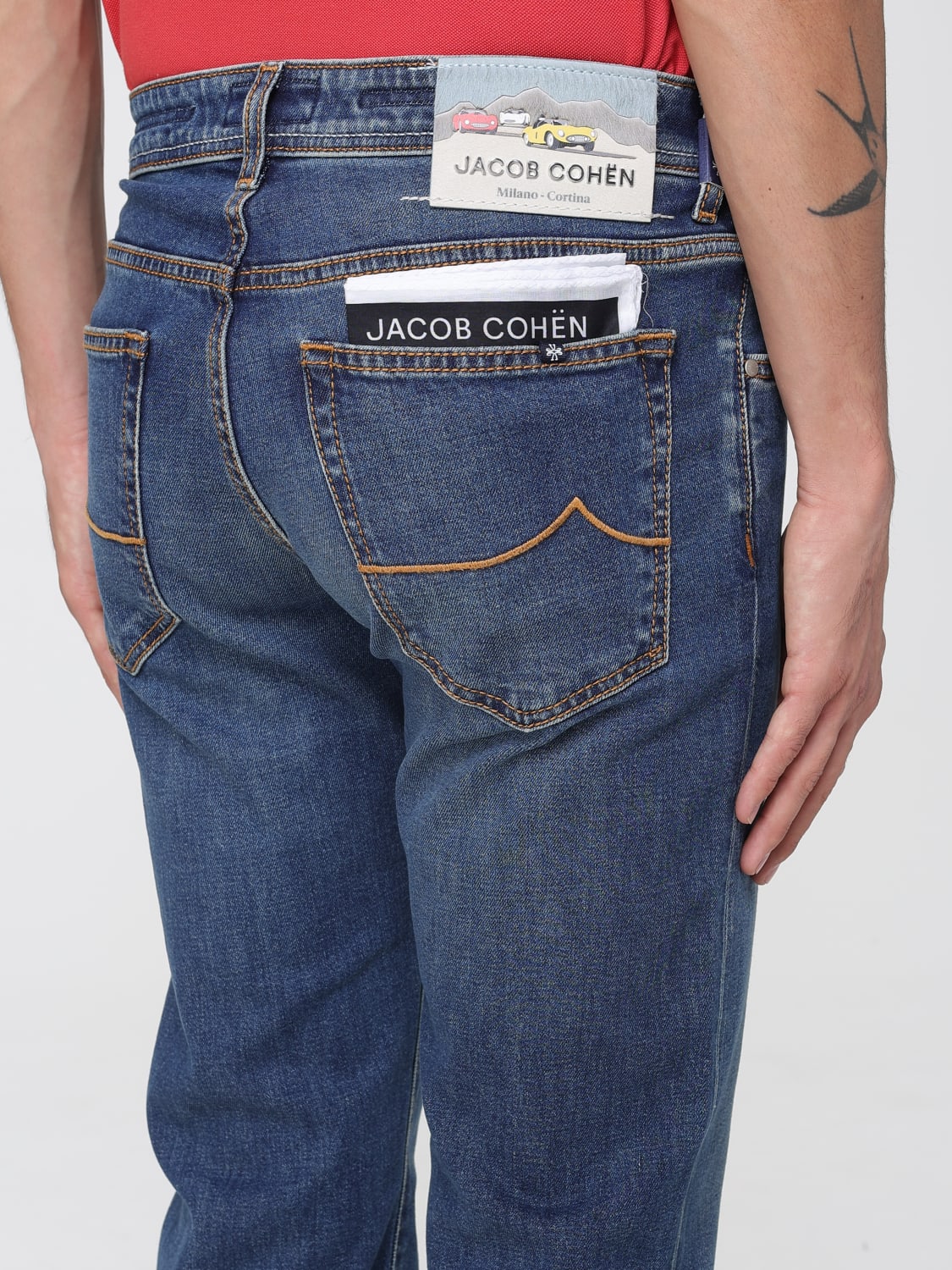 JACOB COHEN JEANS: Jeans men Jacob Cohen, Denim - Img 3