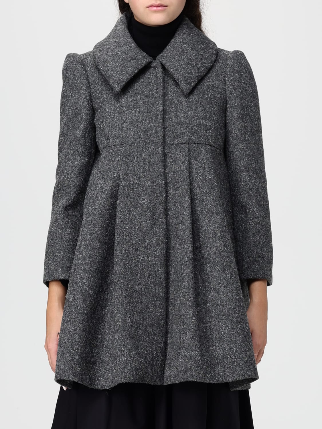 MOSCHINO COUTURE MANTEL: Mantel damen Moschino Couture, Grau - Img 1