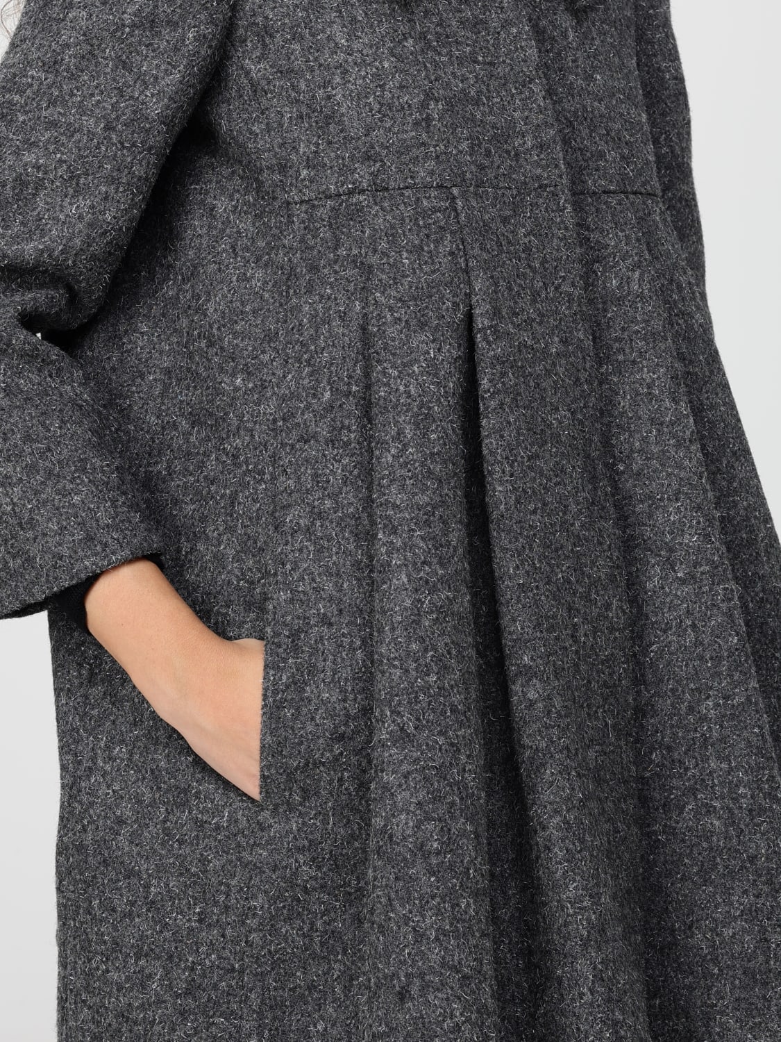 MOSCHINO COUTURE MANTEL: Mantel damen Moschino Couture, Grau - Img 5