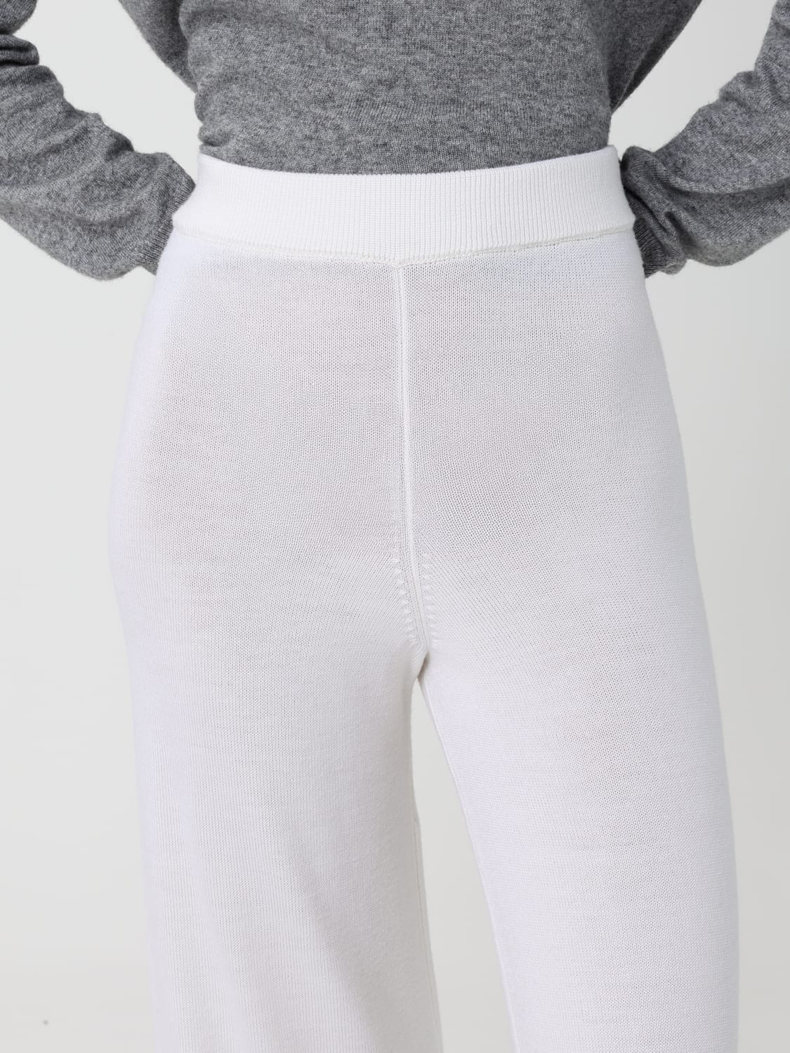 MM MAX MARA БРЮКИ: Брюки Женское Mm Max Mara, Белый - Img 4