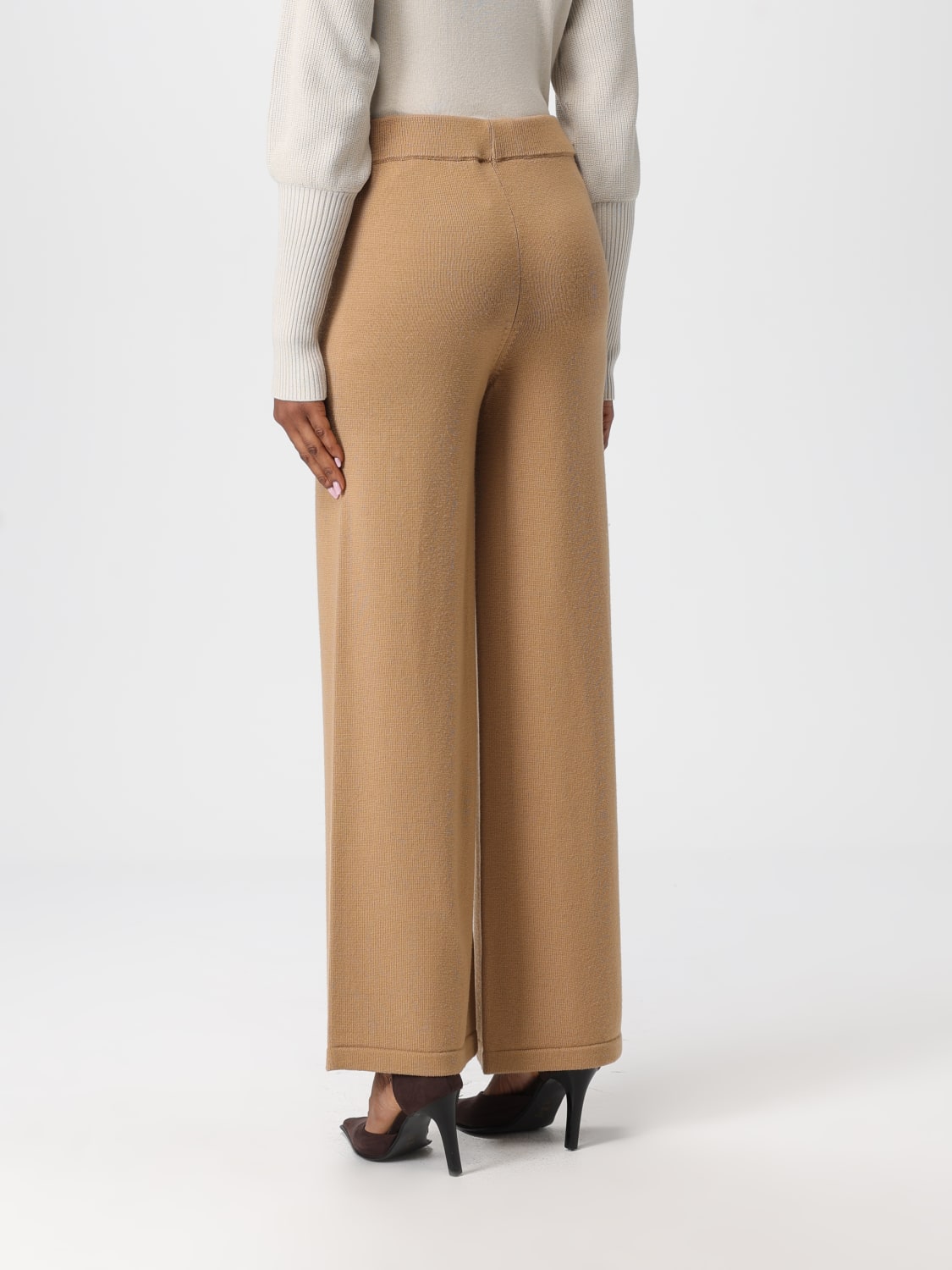 MM MAX MARA PANTS: Pants woman Mm Max Mara, Camel - Img 2