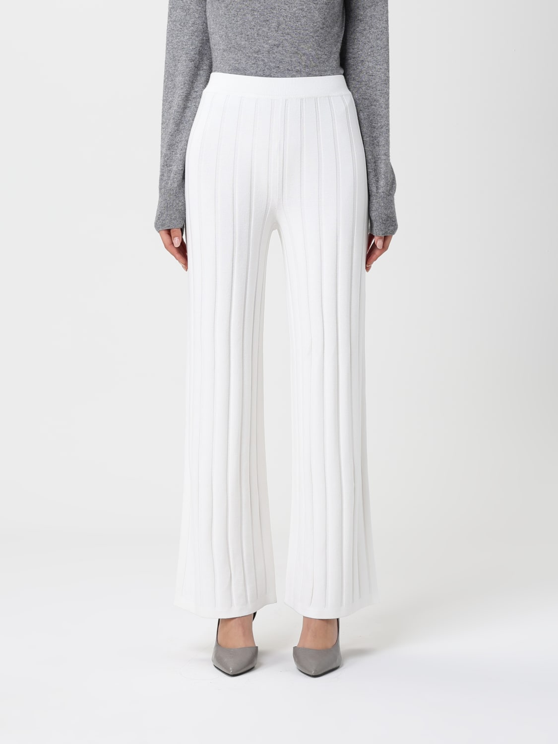 MM MAX MARA PANTS: Pants woman Mm Max Mara, White - Img 1