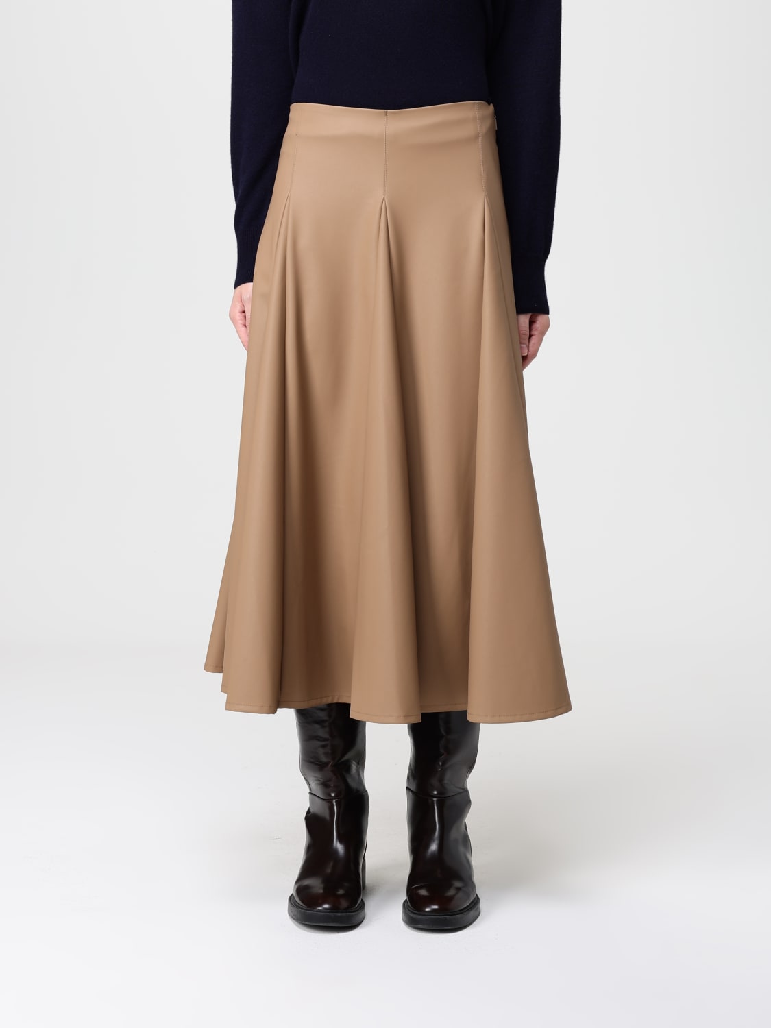MM MAX MARA SKIRT: Skirt woman Mm Max Mara, Camel - Img 1