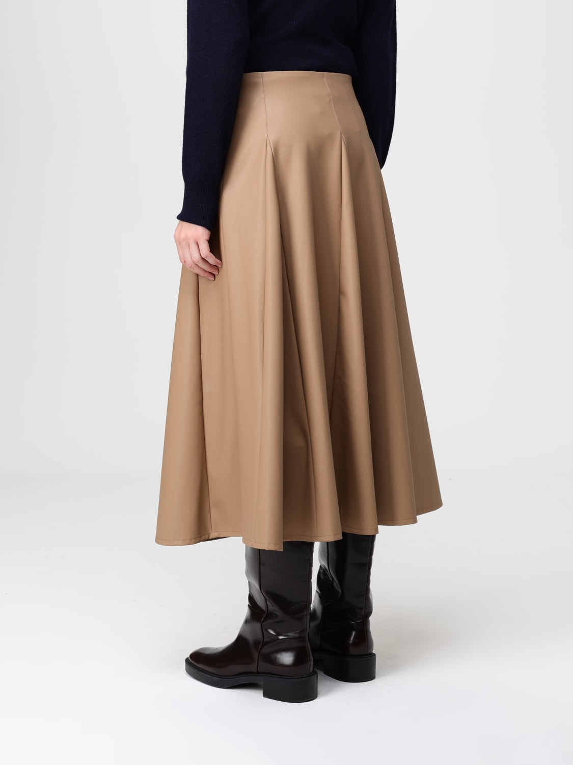 MM MAX MARA SKIRT: Skirt woman Mm Max Mara, Camel - Img 3
