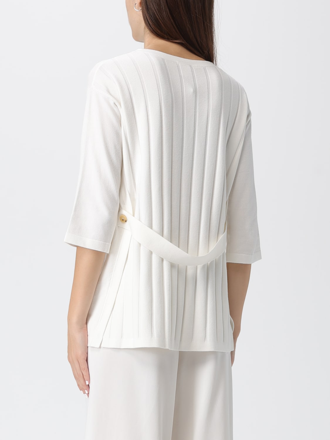 MM MAX MARA PULL: Pull femme Mm Max Mara, Blanc - Img 2