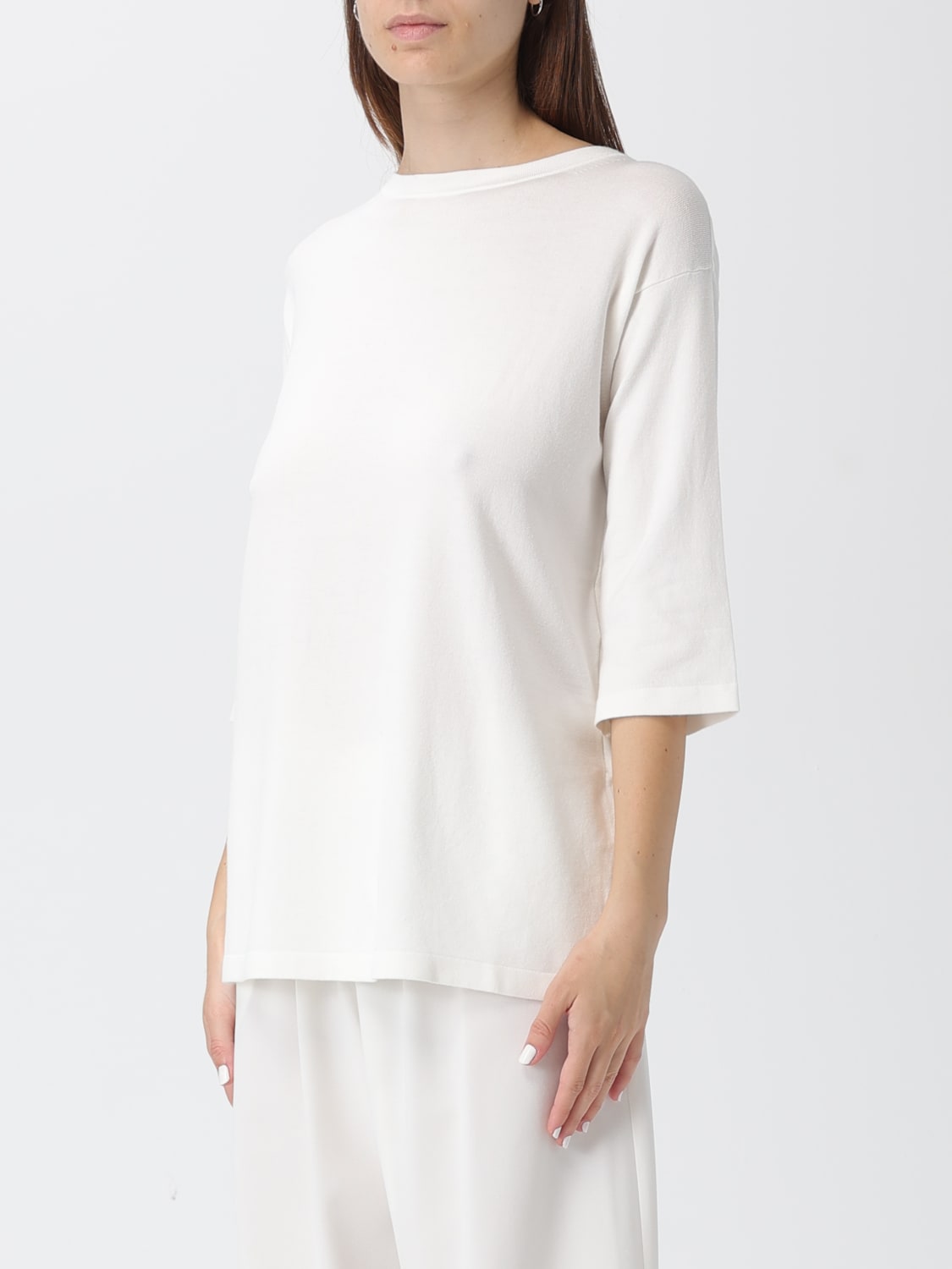 MM MAX MARA PULL: Pull femme Mm Max Mara, Blanc - Img 3