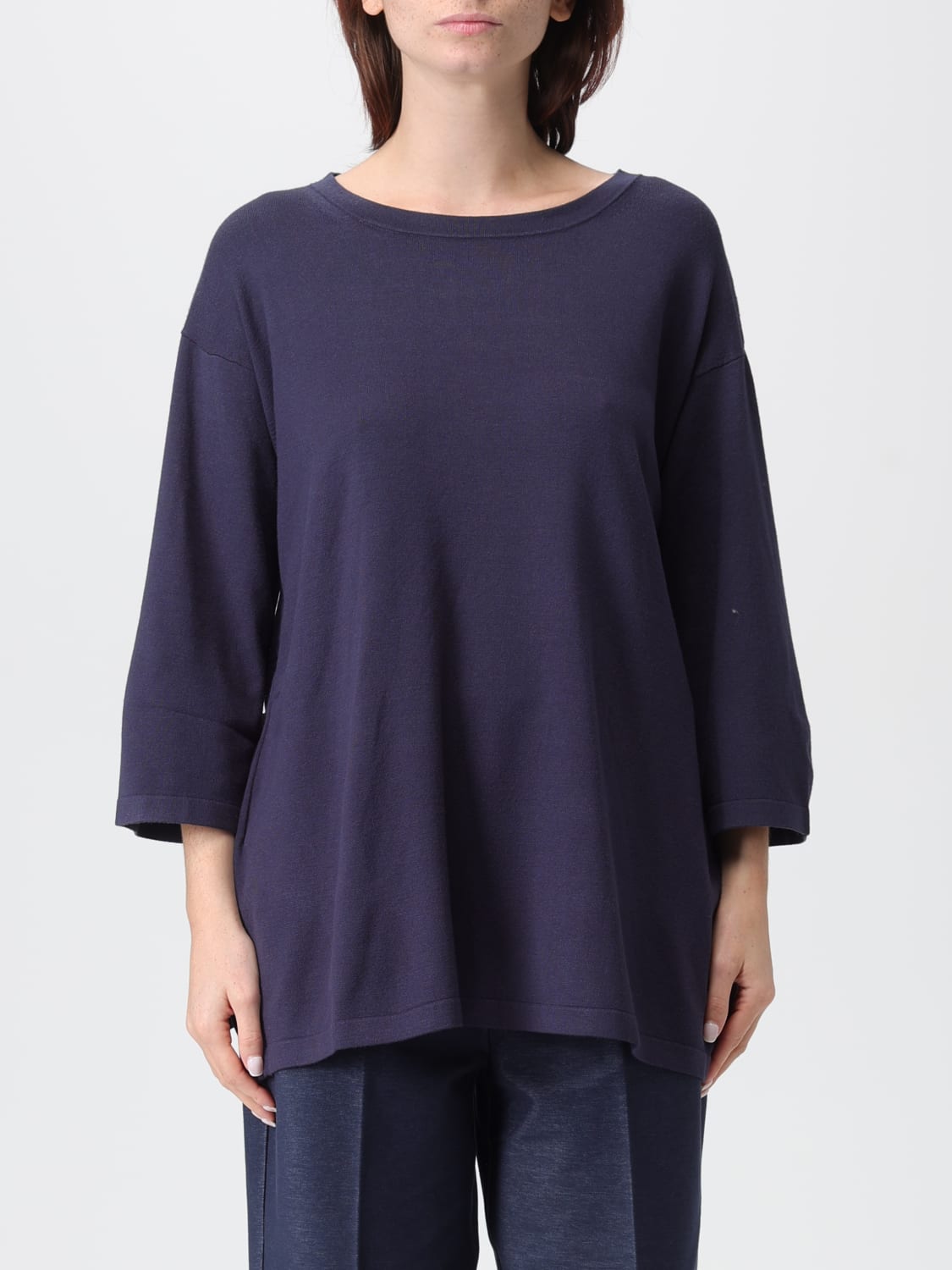 MM MAX MARA СВИТЕР: Свитер Женское Mm Max Mara, Синий - Img 1