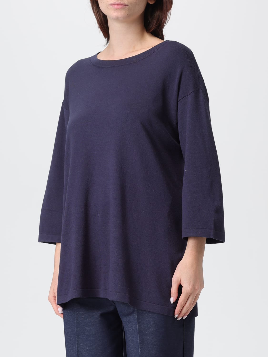 MM MAX MARA СВИТЕР: Свитер Женское Mm Max Mara, Синий - Img 4