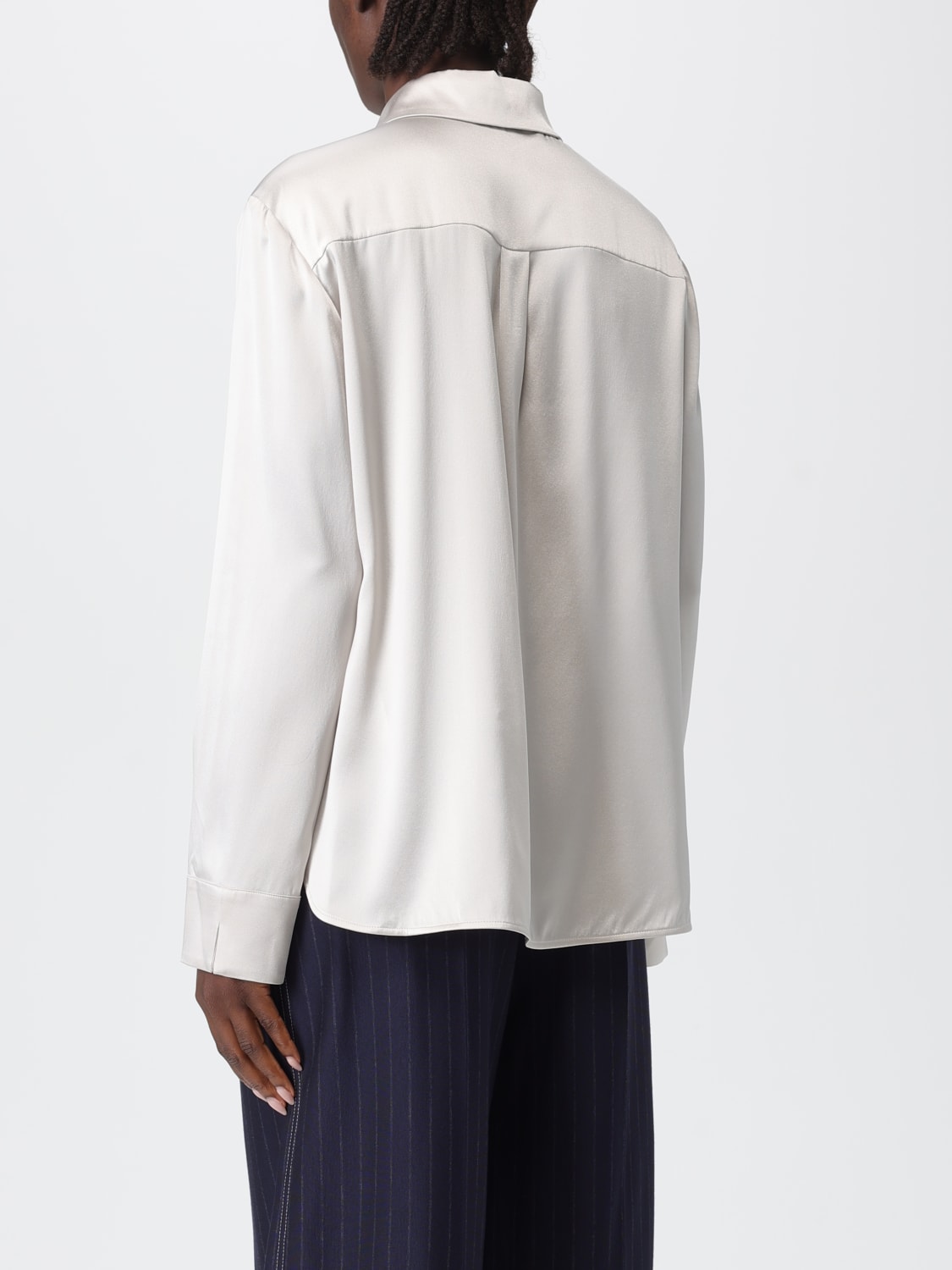 MM MAX MARA CHEMISE: T-shirt femme Mm Max Mara, Beige - Img 3