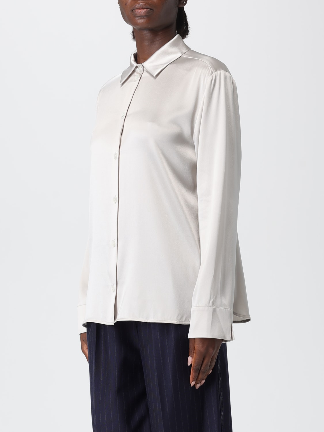 MM MAX MARA CHEMISE: T-shirt femme Mm Max Mara, Beige - Img 4