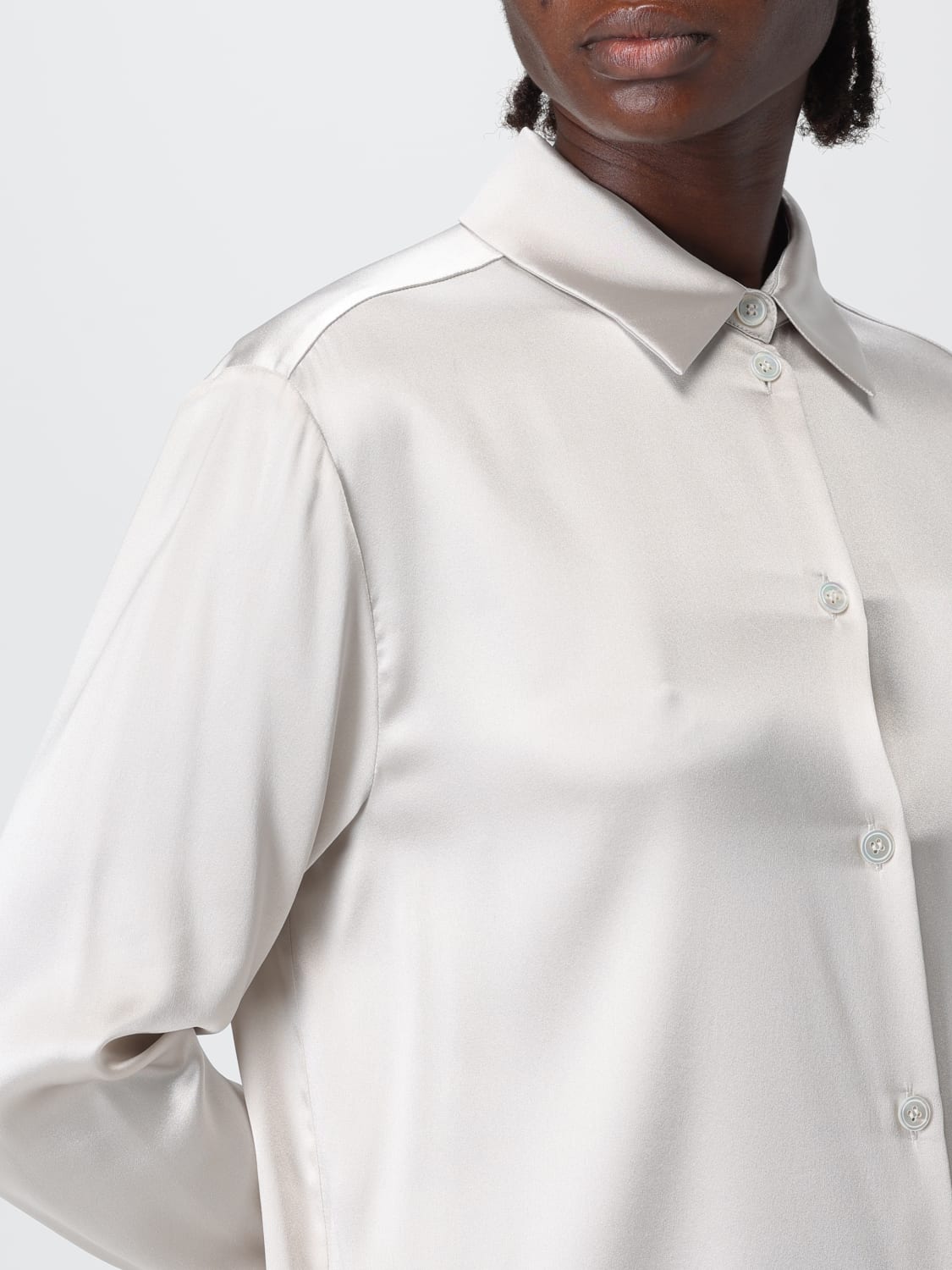 MM MAX MARA CHEMISE: T-shirt femme Mm Max Mara, Beige - Img 5