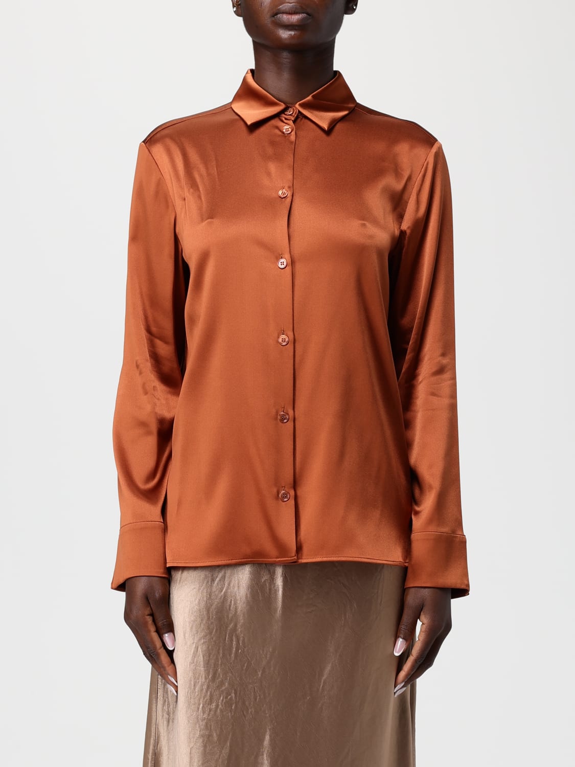 MM MAX MARA SHIRT: T-shirt woman Mm Max Mara, Copper Red - Img 1