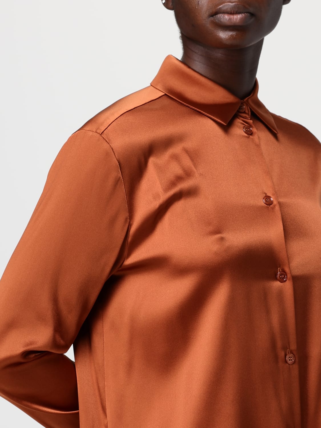 MM MAX MARA SHIRT: T-shirt woman Mm Max Mara, Copper Red - Img 5