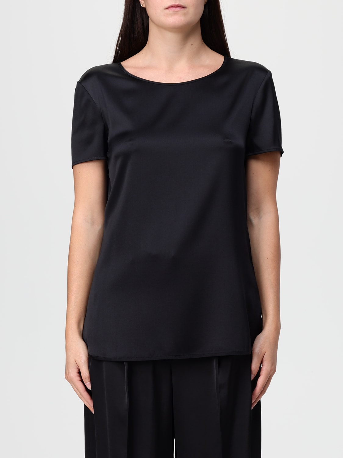 MM MAX MARA TOP: T-shirt damen Mm Max Mara, Schwarz - Img 1