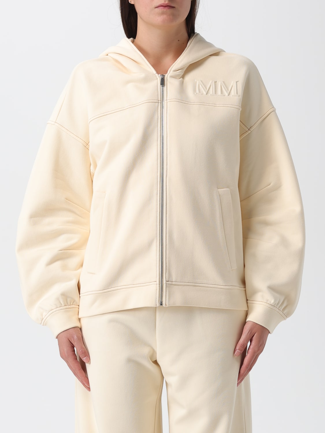 MM MAX MARA SWEATSHIRT: Sweater woman Mm Max Mara, White - Img 1